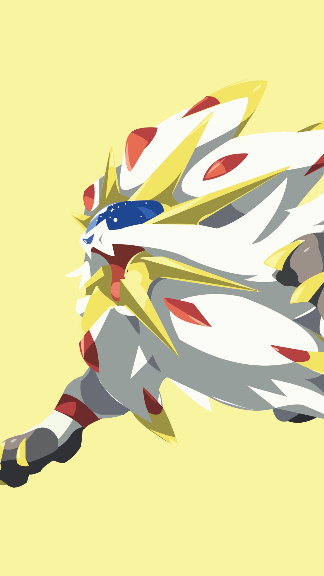 Adesivo de parede pokemon lendario solgaleo 1 50 x 1 00