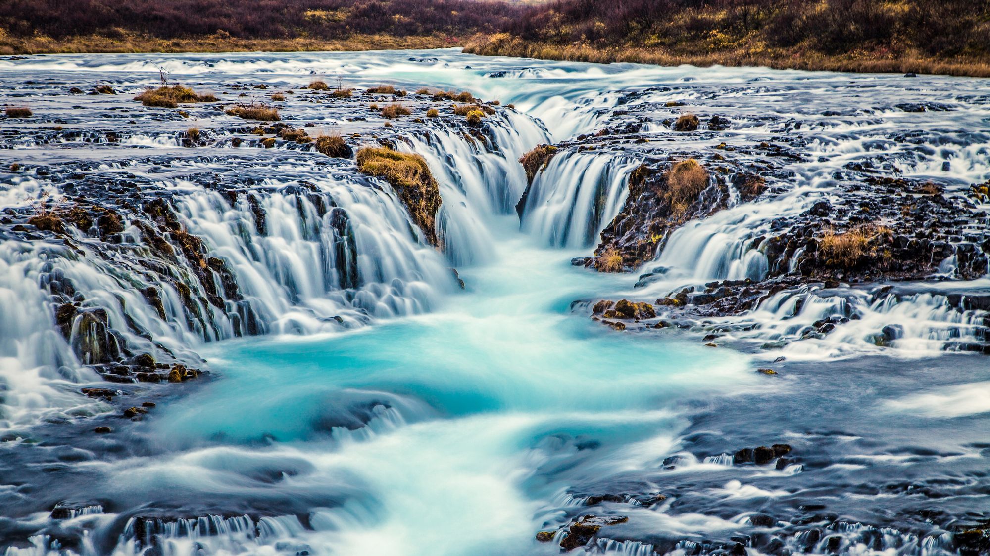 Водопад Годафосс Исландия живопись