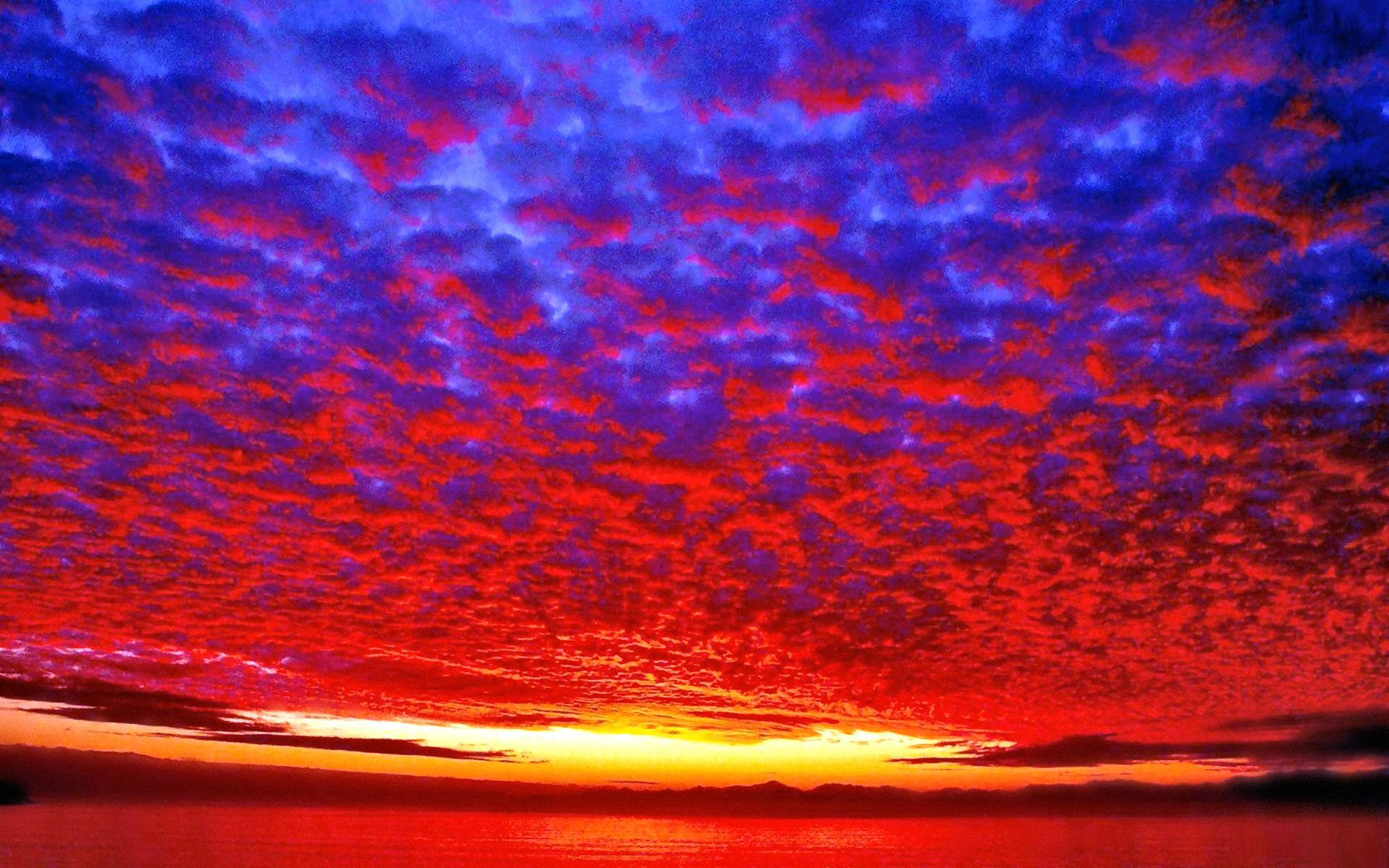 1490998 免費下載壁紙 自然, 日落, 云, 丰富多彩的, 地平线, 红色的, 天空, 暮 屏保和圖片