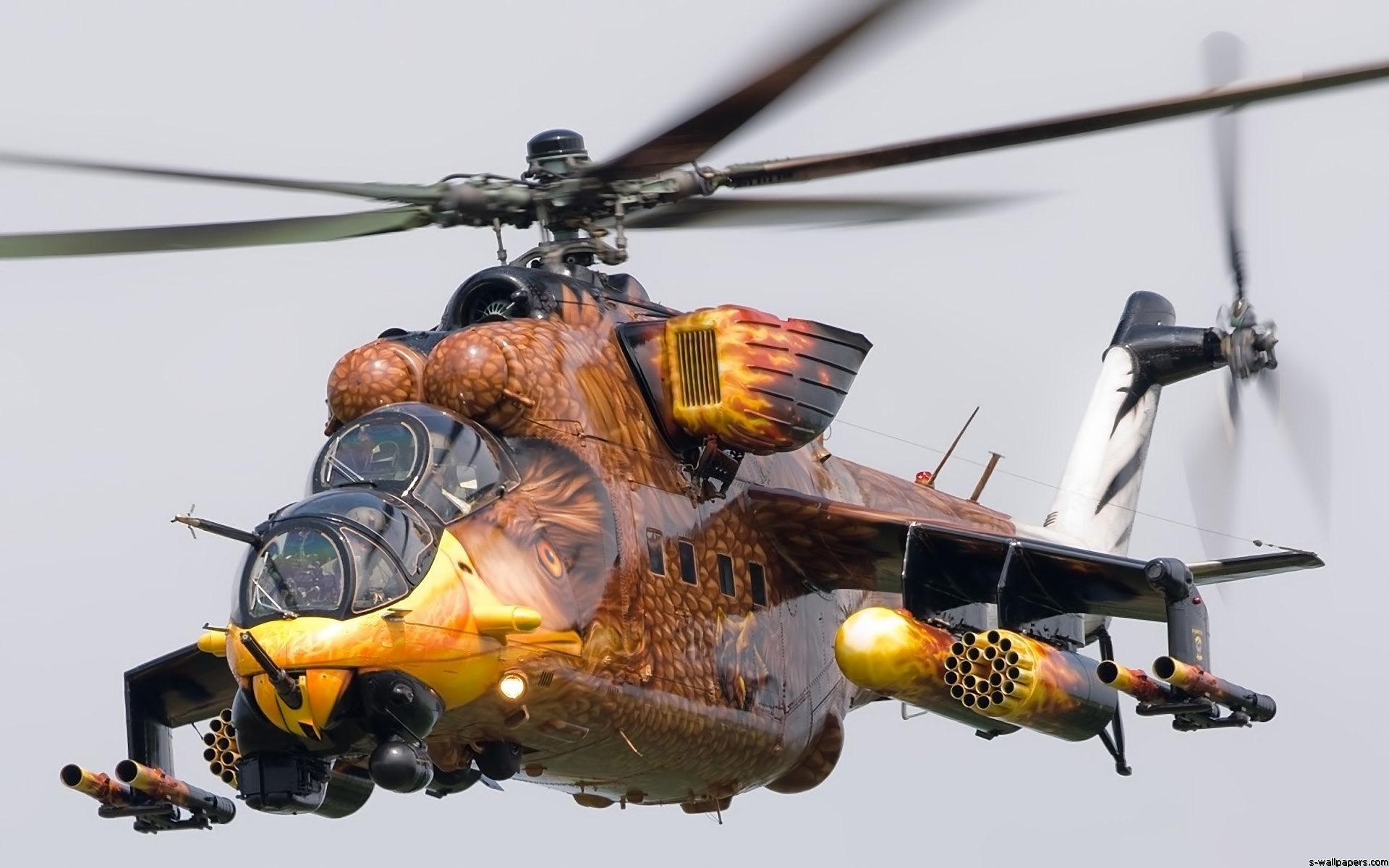 Download mobile wallpaper Helicopters, Transport, Weapon for free.