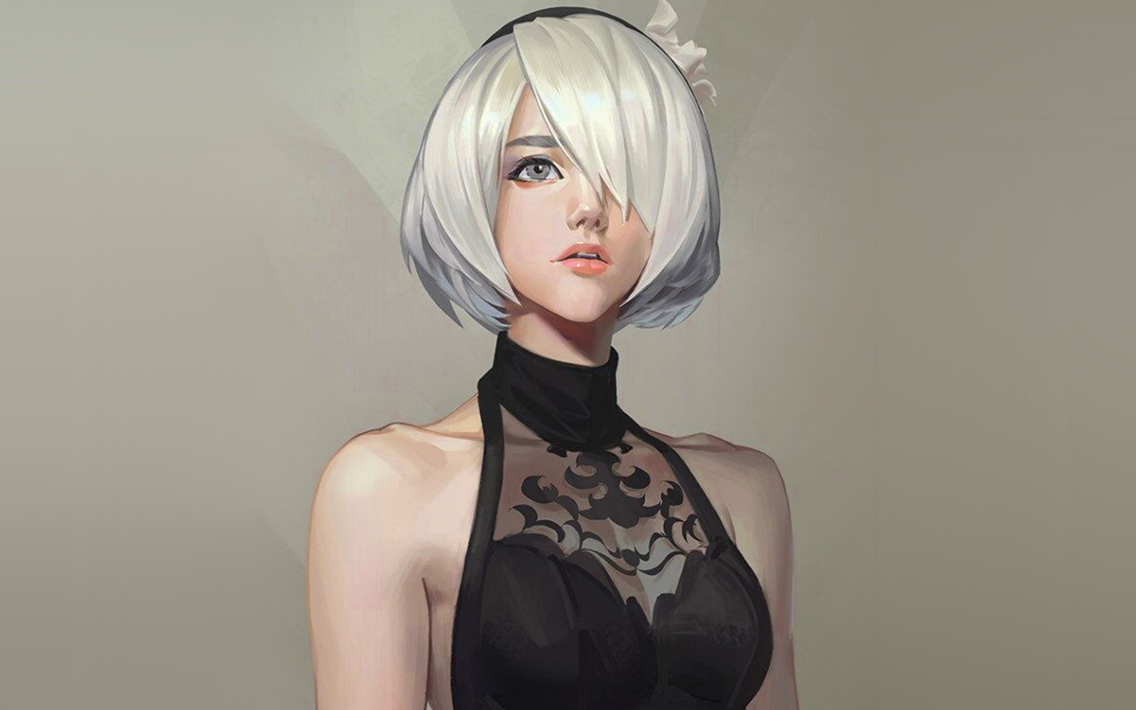 B wallpaper. NIER Automata 2b White. 2б ниер автомата. 2b NIER 3d. NIER Automata девушка 3д.