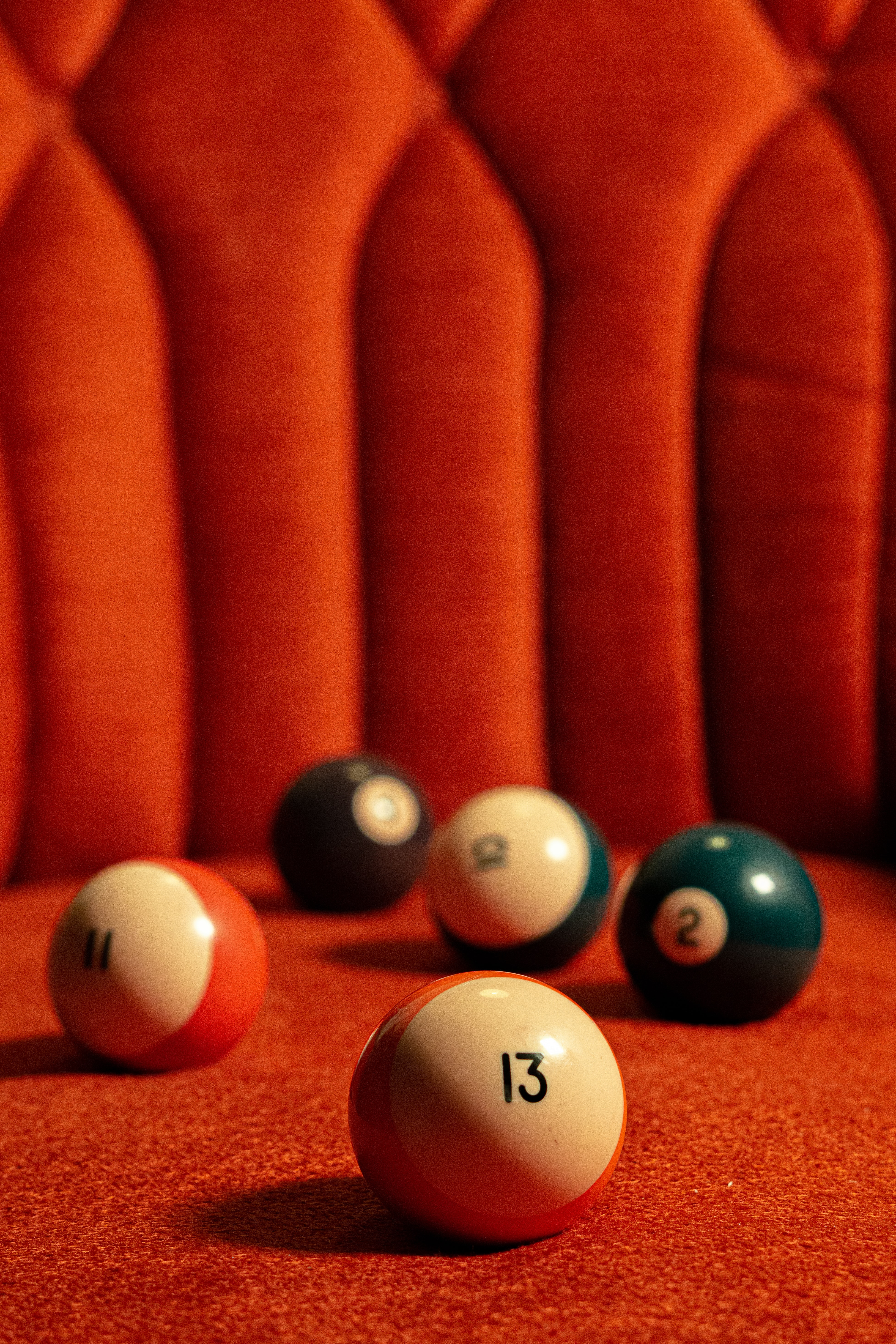 numbers, billiards, balls, miscellanea, miscellaneous, billiard balls