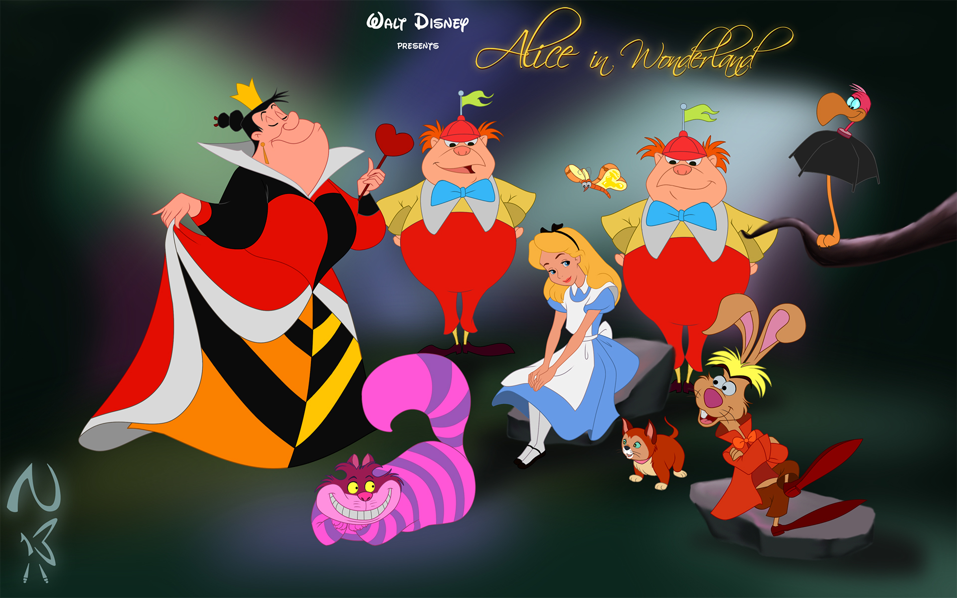 Desktop Backgrounds Alice In Wonderland 