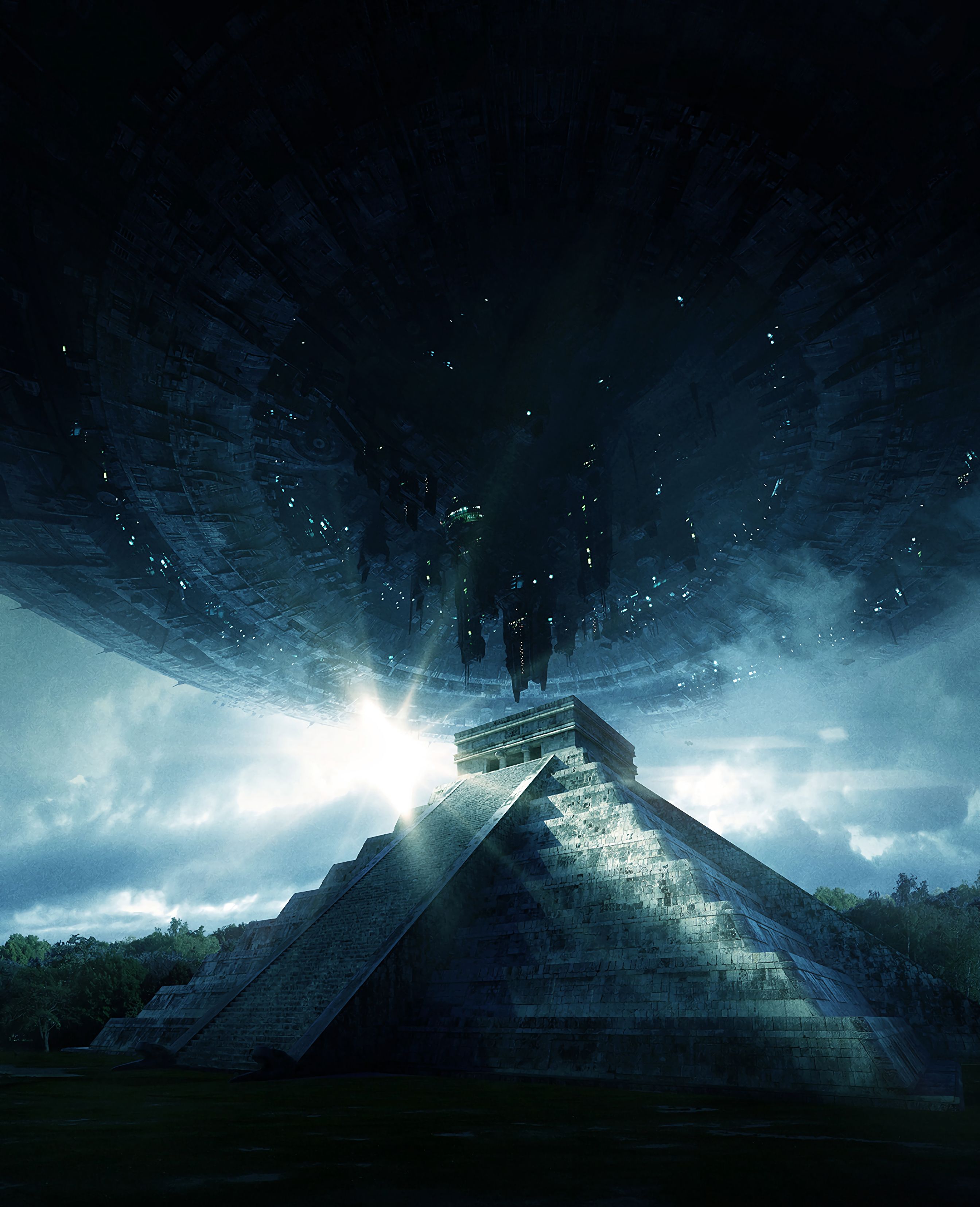 android ufo, aliens, extraterrestrial, fantasy, pyramid, civilization, contact, visit