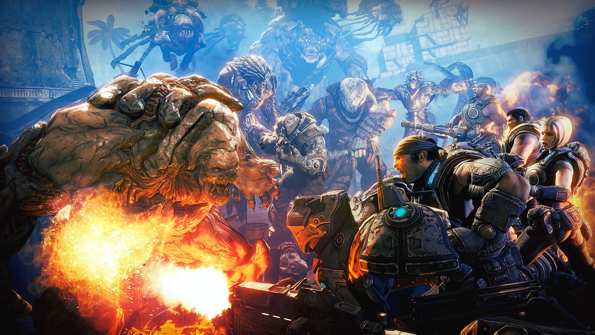 video game, gears of war 3, gears of war High Definition image