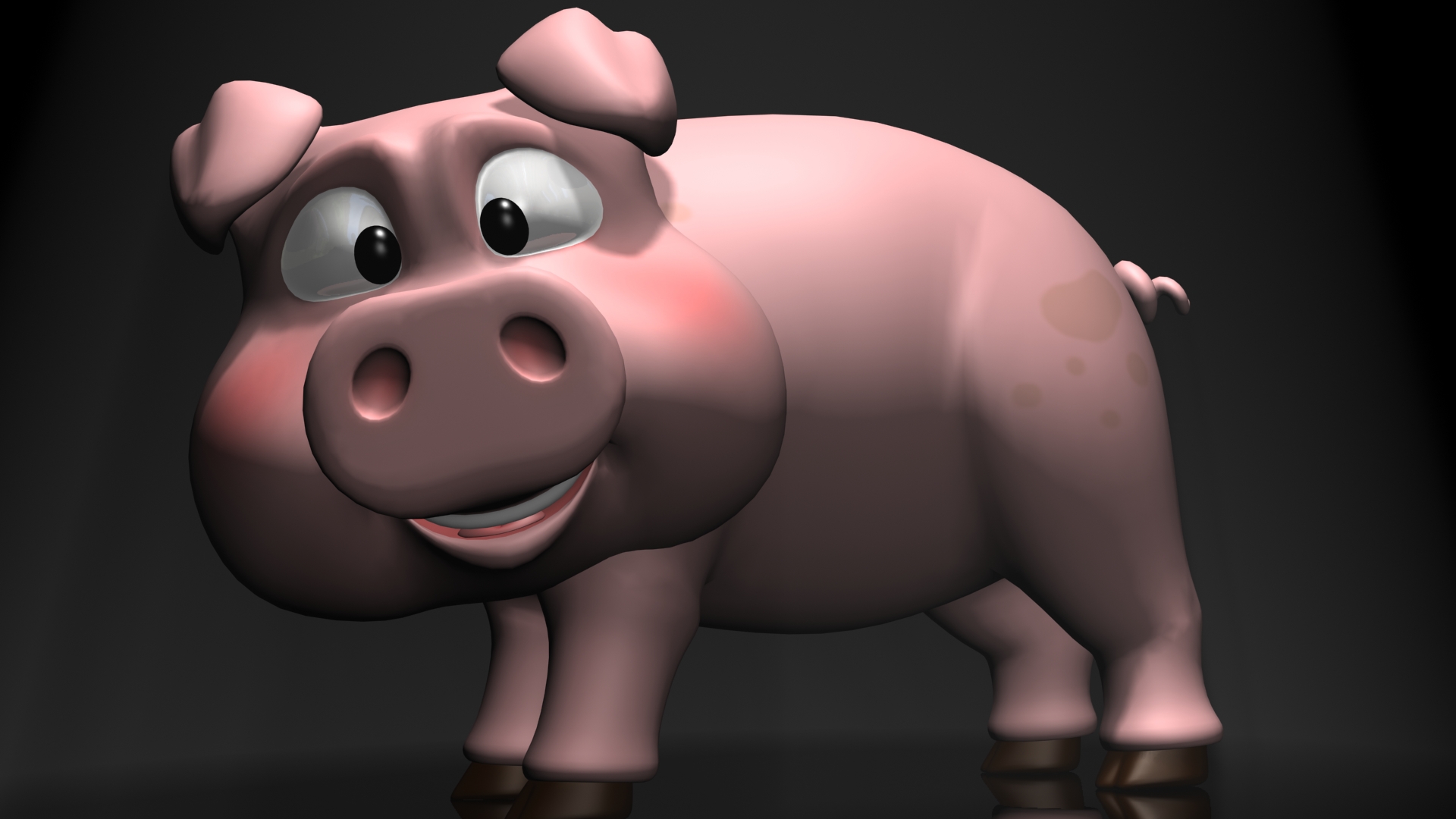 670653 descargar imagen dibujos animados, artístico, arte 3d, lindo, fantasía, mamífero, cerdo: fondos de pantalla y protectores de pantalla gratis