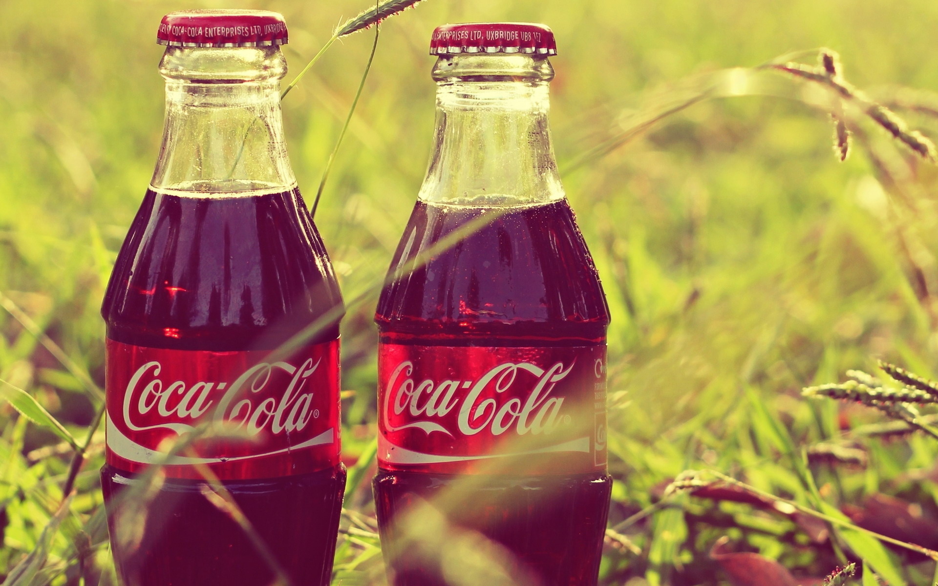 drinks, brands, yellow, coca cola, art photo wallpapers for tablet