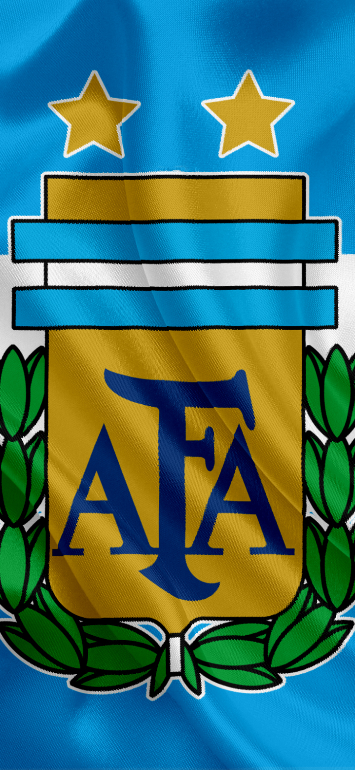 1175332 Hintergrundbild herunterladen sport, argentinische fußballnationalmannschaft, emblem, fußball, logo, argentinien - Bildschirmschoner und Bilder kostenlos