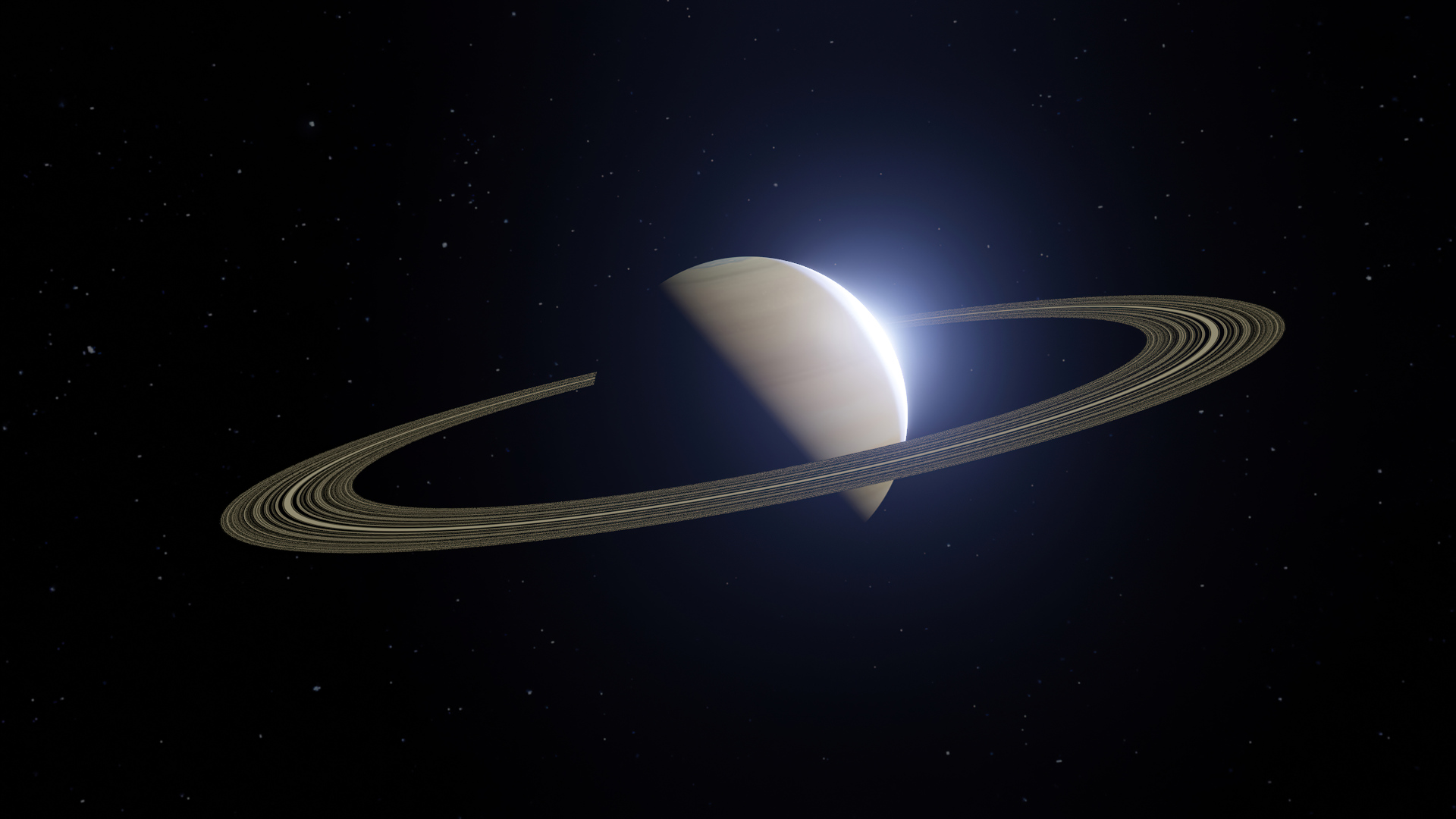 Планета Сатурн фон