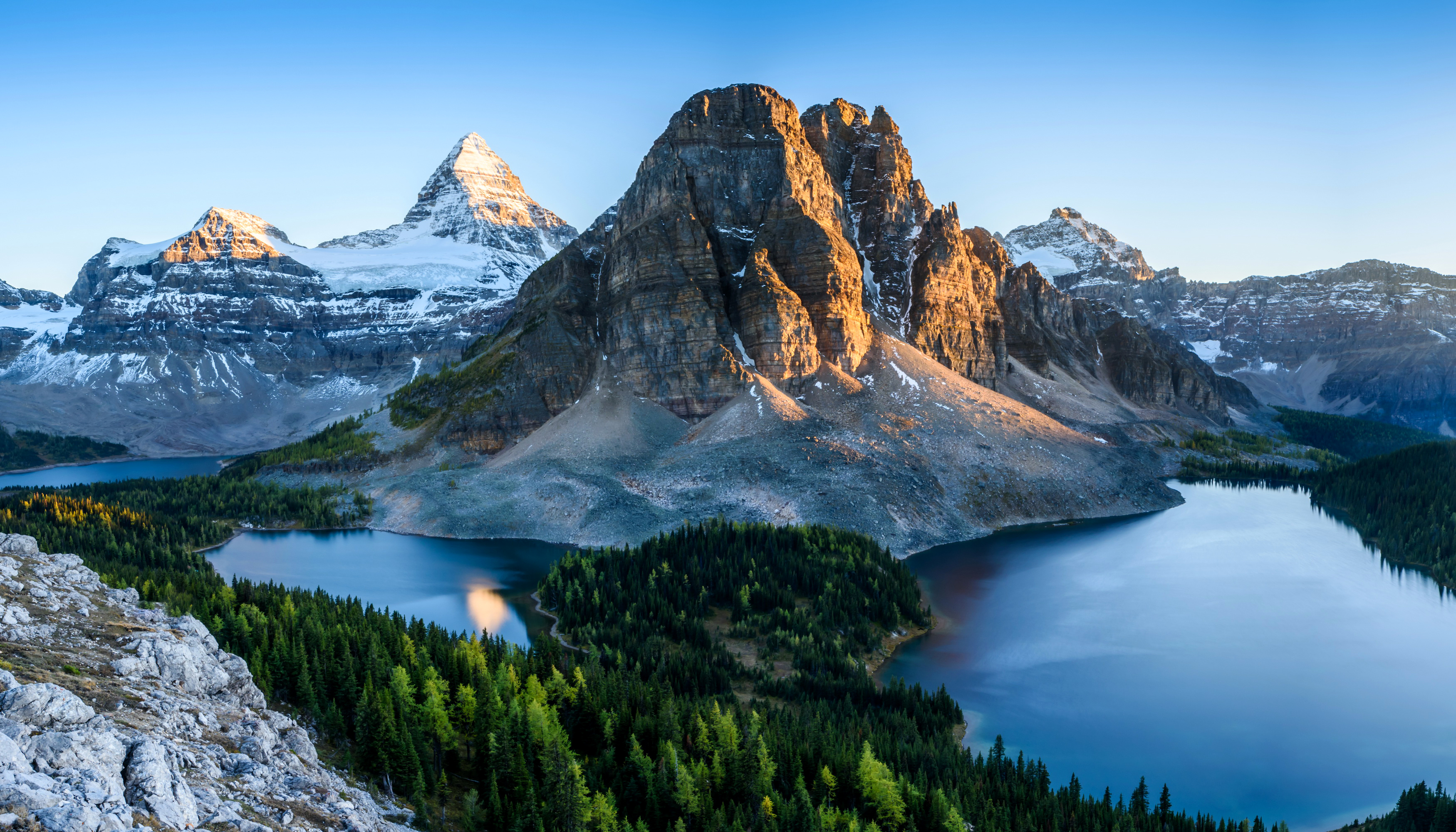 Скачать картинку Природа, Озера, Гора, Озеро, Канада, Ландшафт, Национальный Парк Банф, Земля/природа в телефон бесплатно.