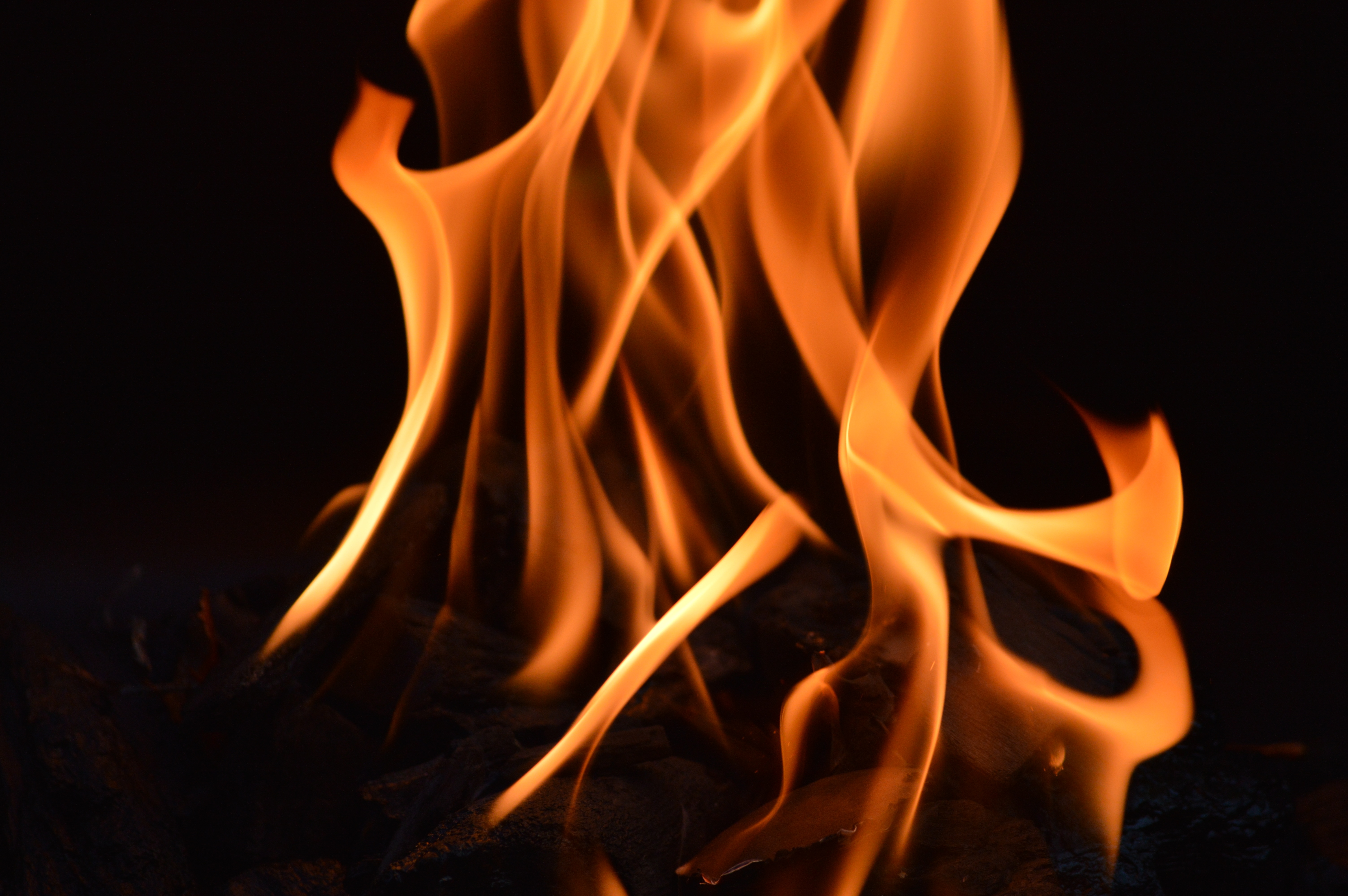 fire, bonfire, abstract, flame Aesthetic wallpaper