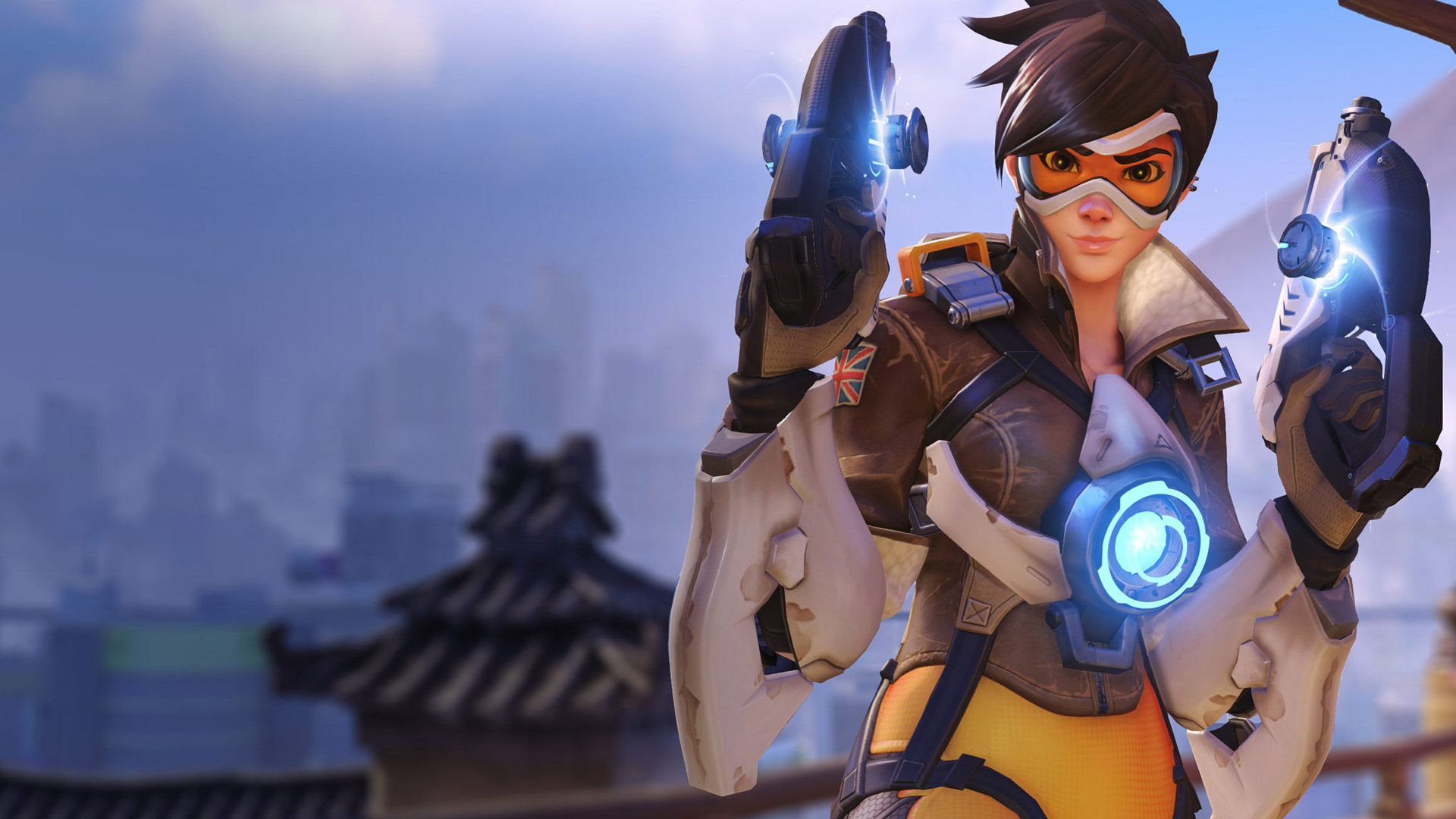 video game, overwatch, tracer (overwatch) Free Stock Photo