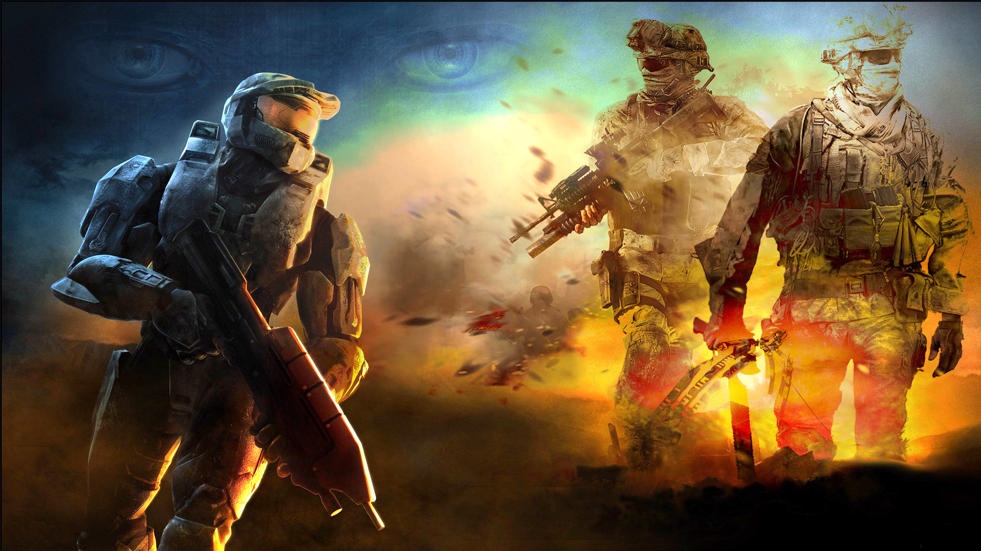 Download mobile wallpaper Halo, Soldier, Video Game for free.