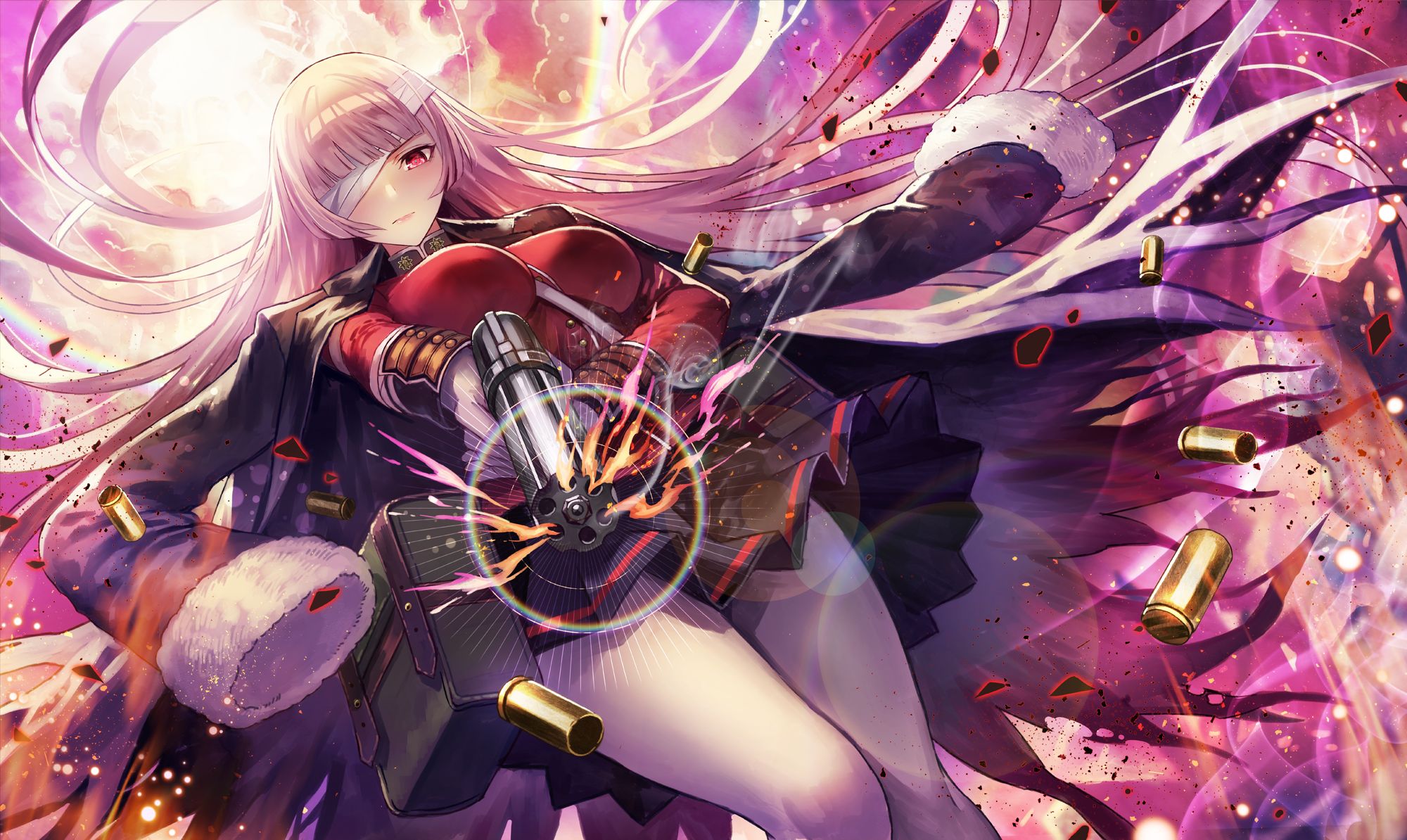 HD wallpaper anime girls FateGrand Order red eyes weapon blonde  yellow eyes  Wallpaper Flare