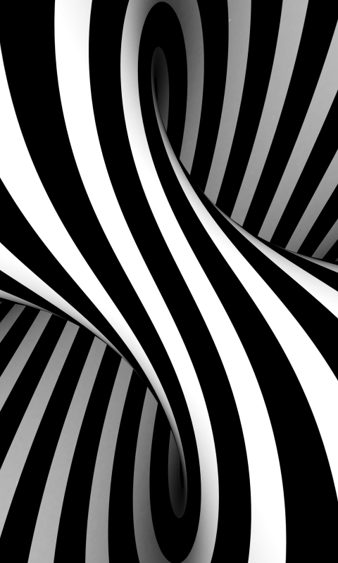 Download mobile wallpaper Abstract, Optical Illusion, Black & White for free.