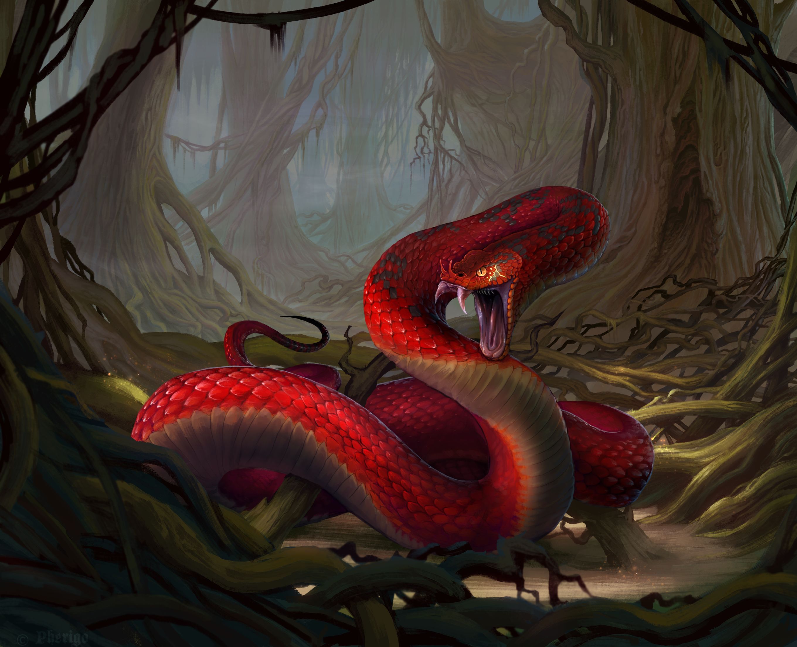 Змея фэнтези