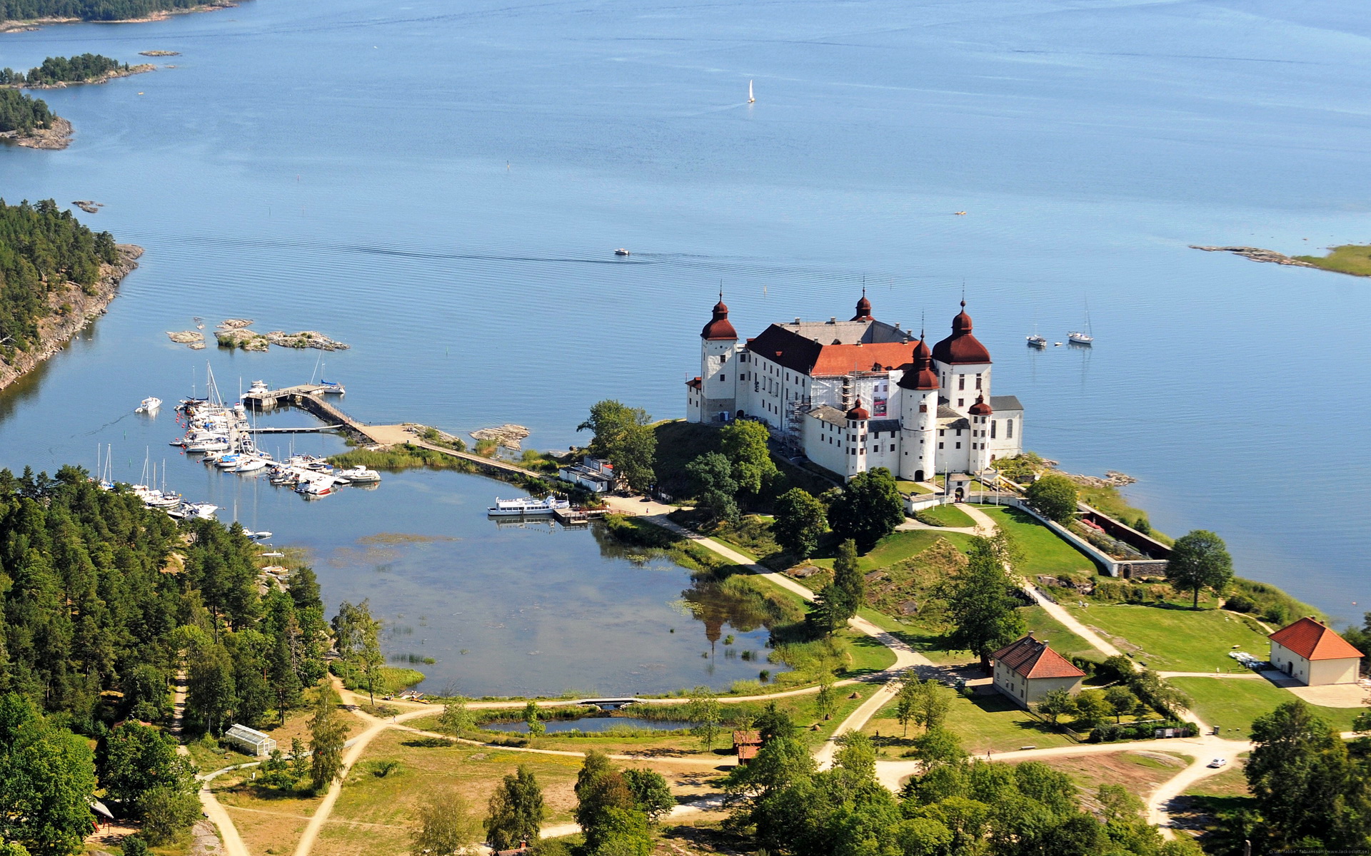 285656 descargar imagen castillo, hecho por el hombre, castillo de läckö, suecia, castillos: fondos de pantalla y protectores de pantalla gratis