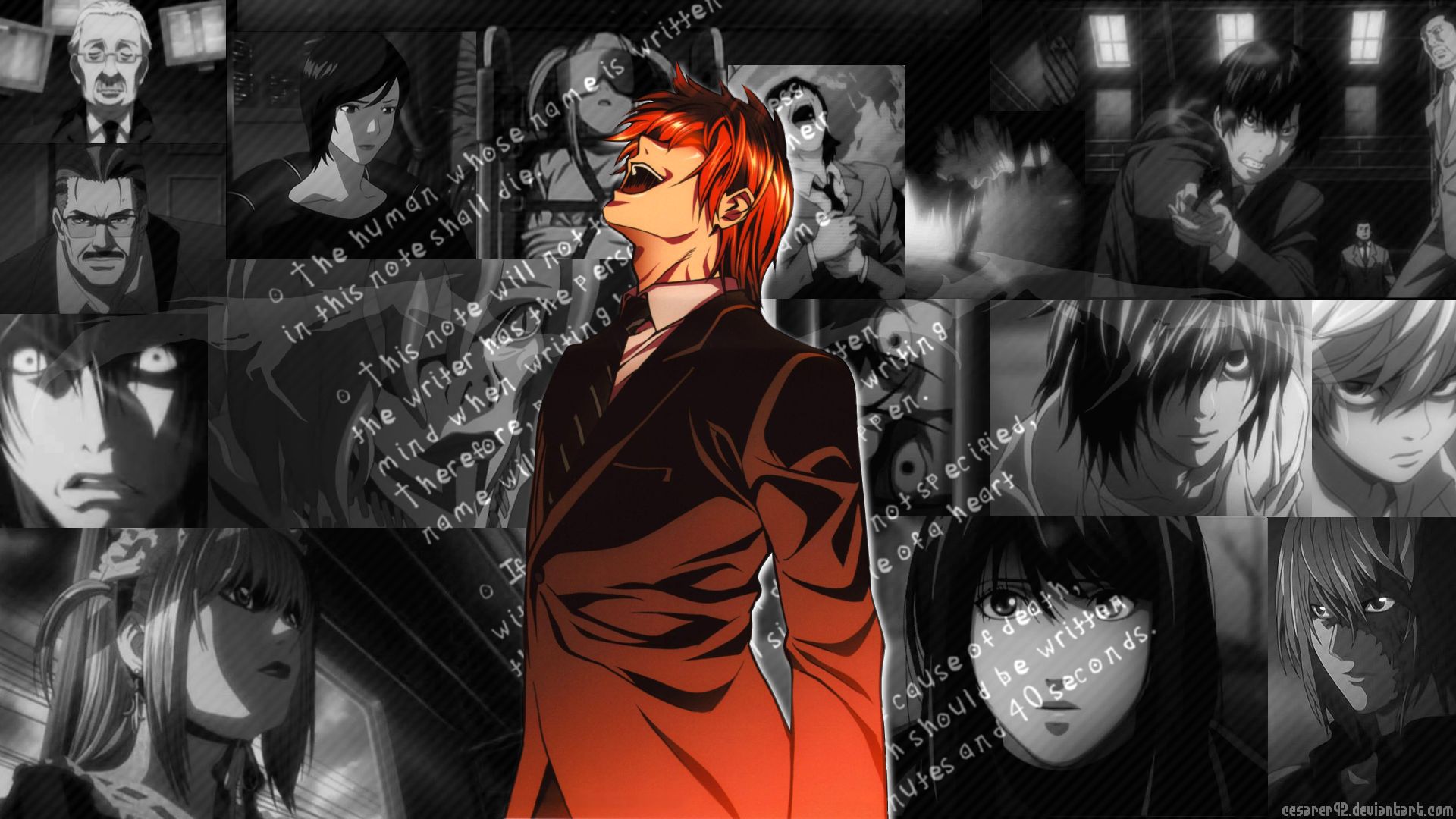 Download Anime Boy Dark Angel Of Death Wallpaper | Wallpapers.com