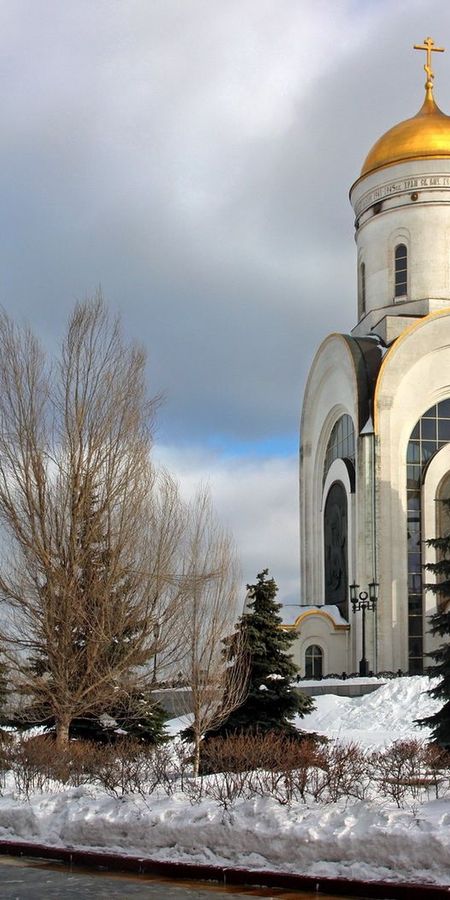 Храм Георгия Победоносца зимой