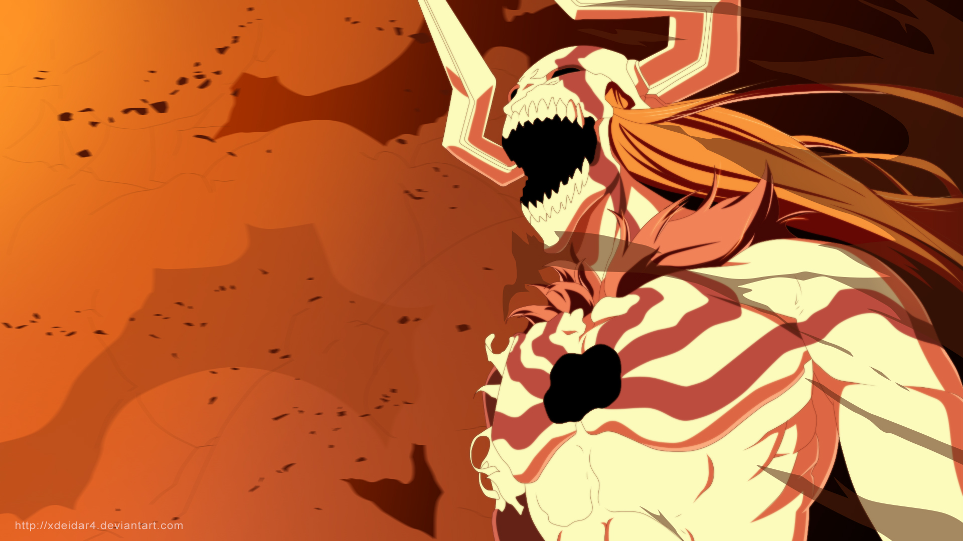 Bleach Anime, hollow, ichigo, monster, HD phone wallpaper