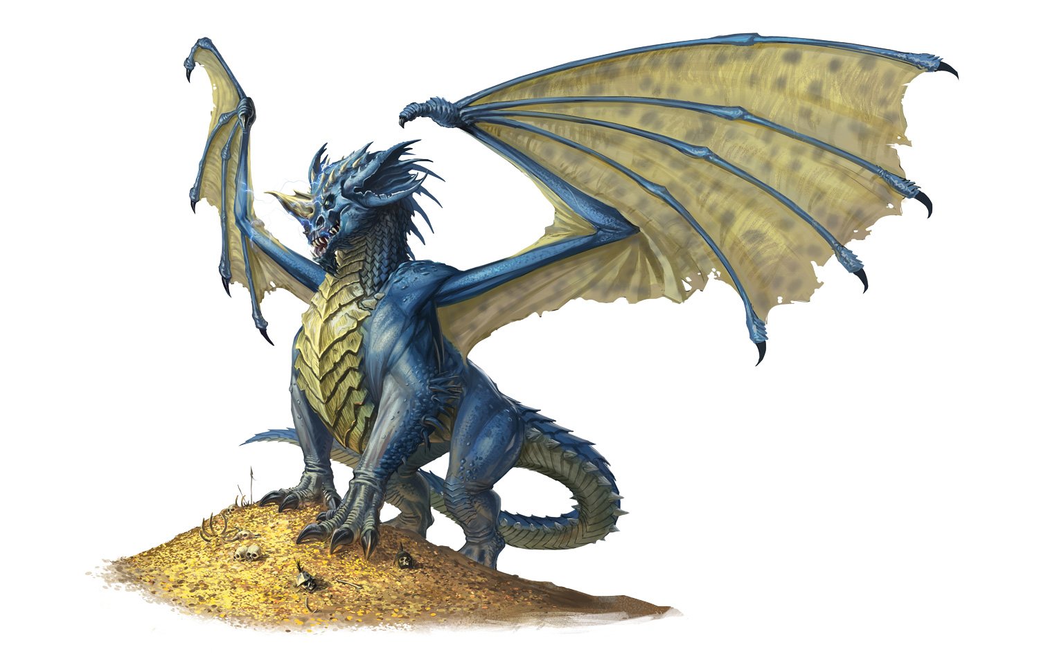 Взрослый синий дракон ДНД