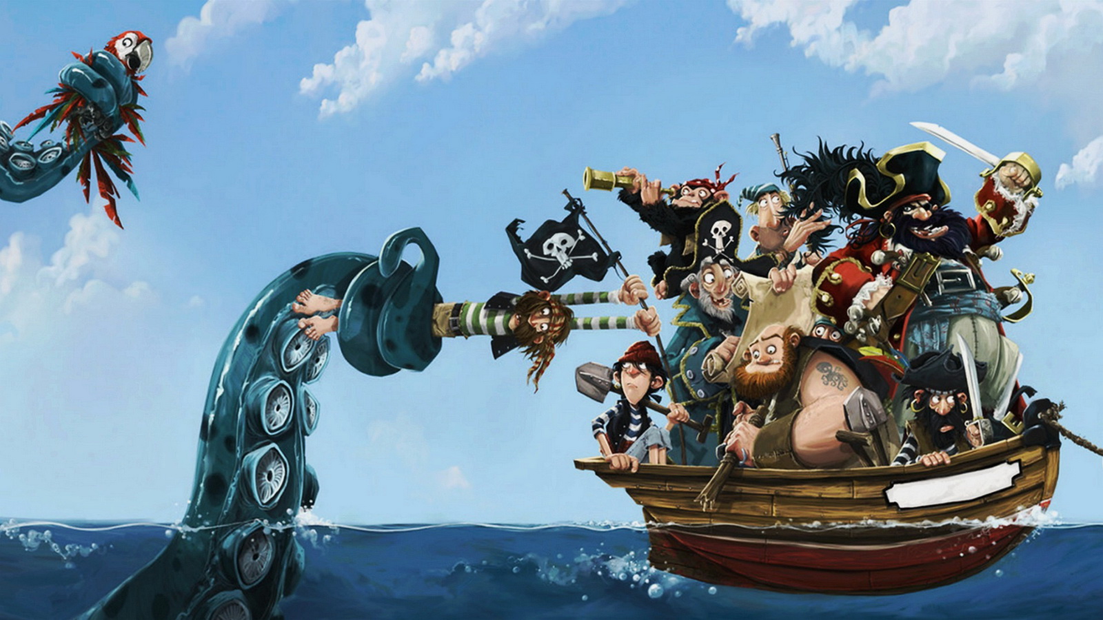 Смешной пиратский корабль