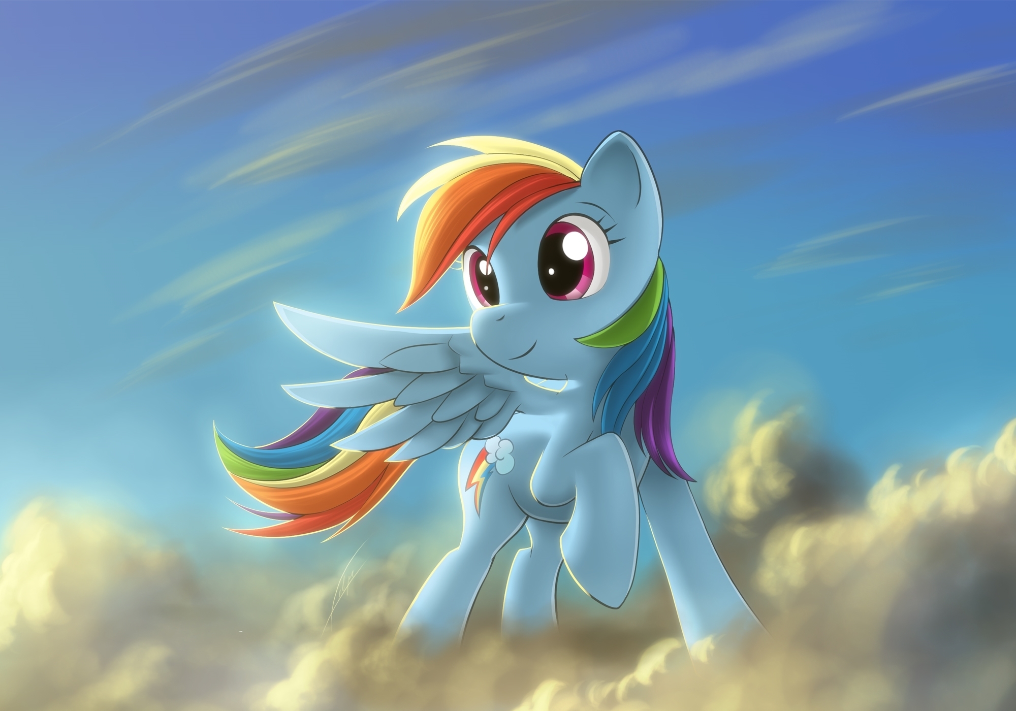 pegasus, rainbow dash, pony, tv show, my little pony: friendship is magic, my little pony, wings