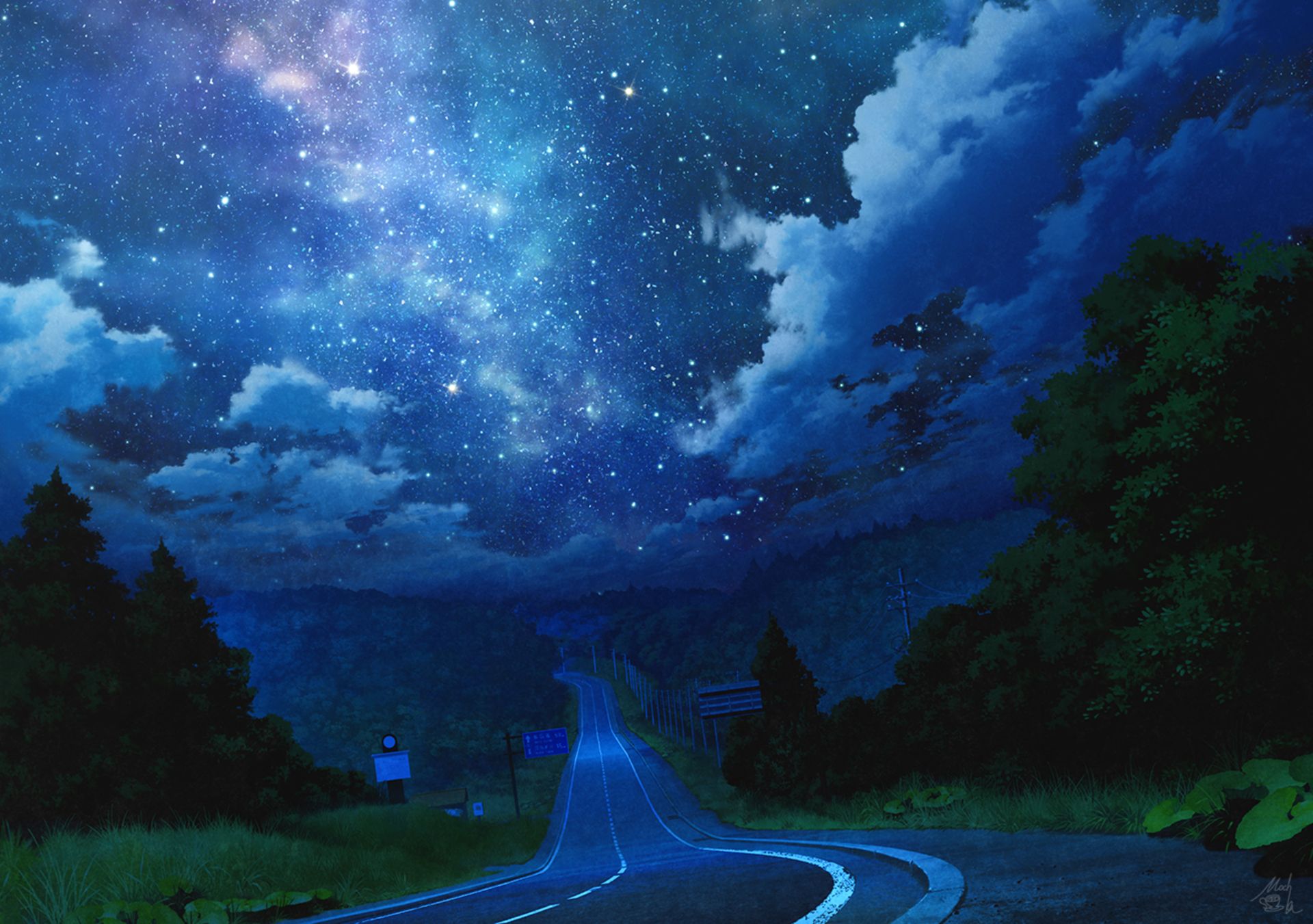 Share more than 75 night sky anime background super hot - in.duhocakina