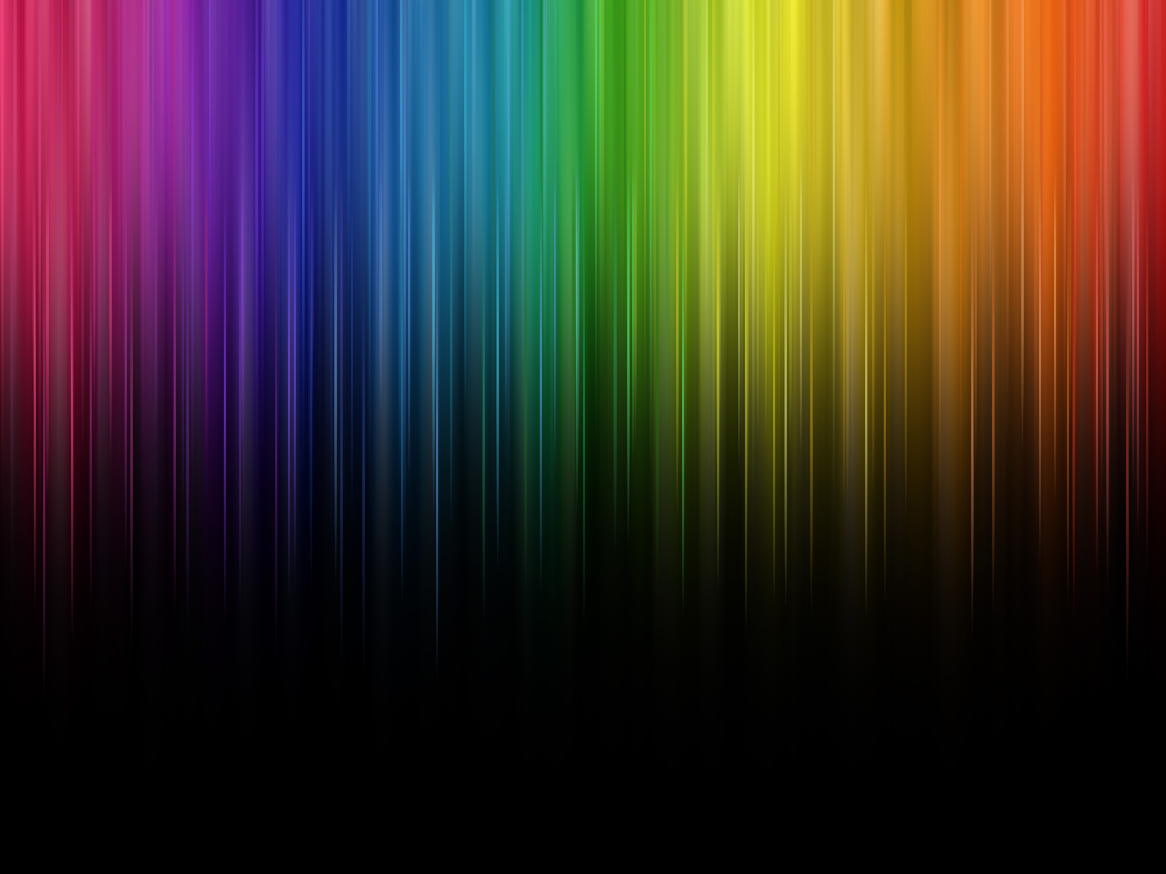 lines, rainbow, rgb, abstract, colors