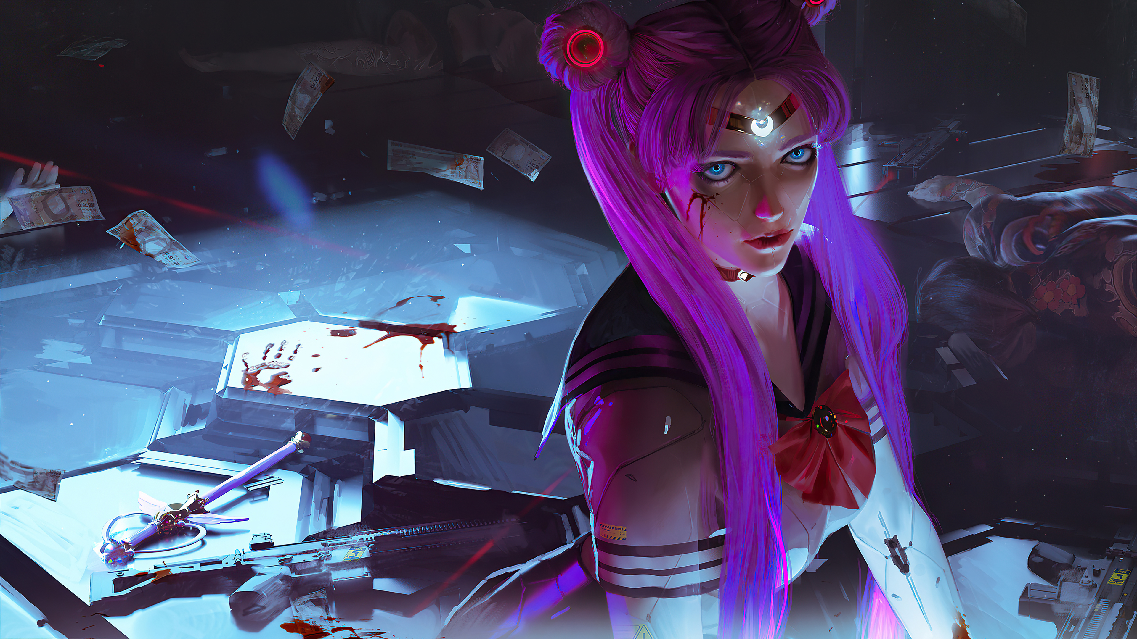 Cyberpunk avatar girl фото 71