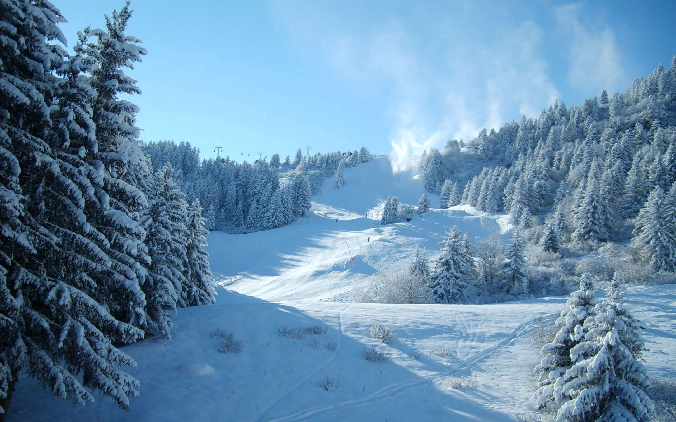 77389壁紙のダウンロード雪, 冬, 自然, 山脈-スクリーンセーバーと写真を無料で