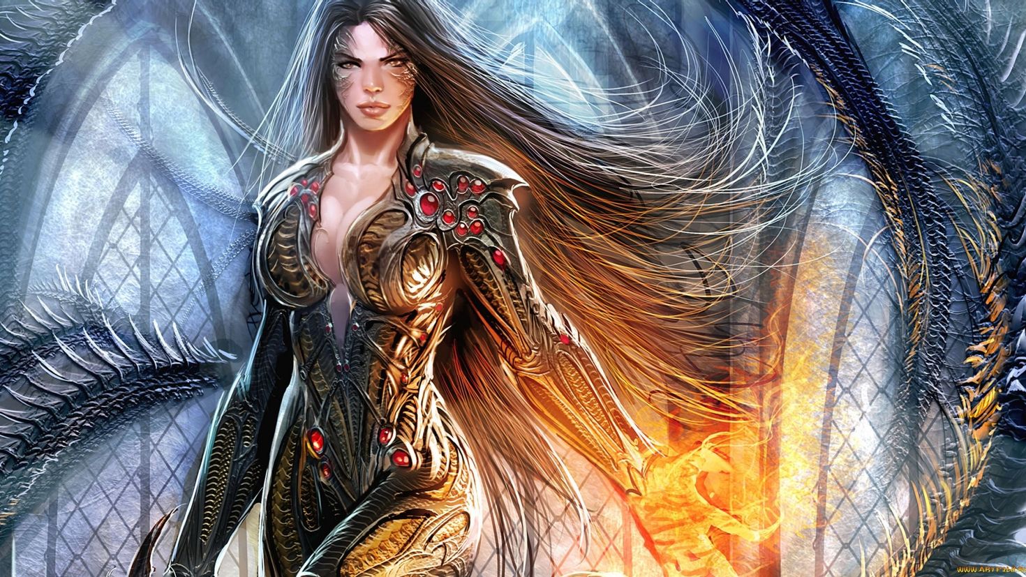 Фэнтези 2 в 1. Witchblade. Клинок ведьмы. Обои фэнтези. Рисунки фэнтези.