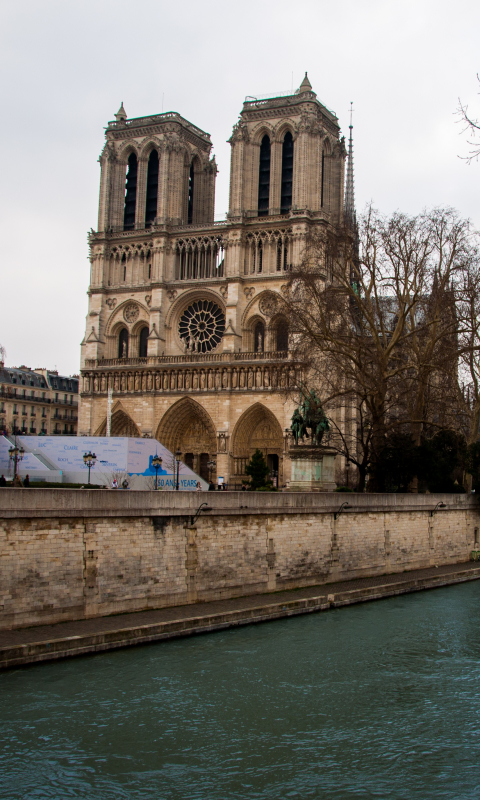 religious, notre dame de paris, river, france, architecture, paris, church, cathedral, europe, building, cathedrals download HD wallpaper