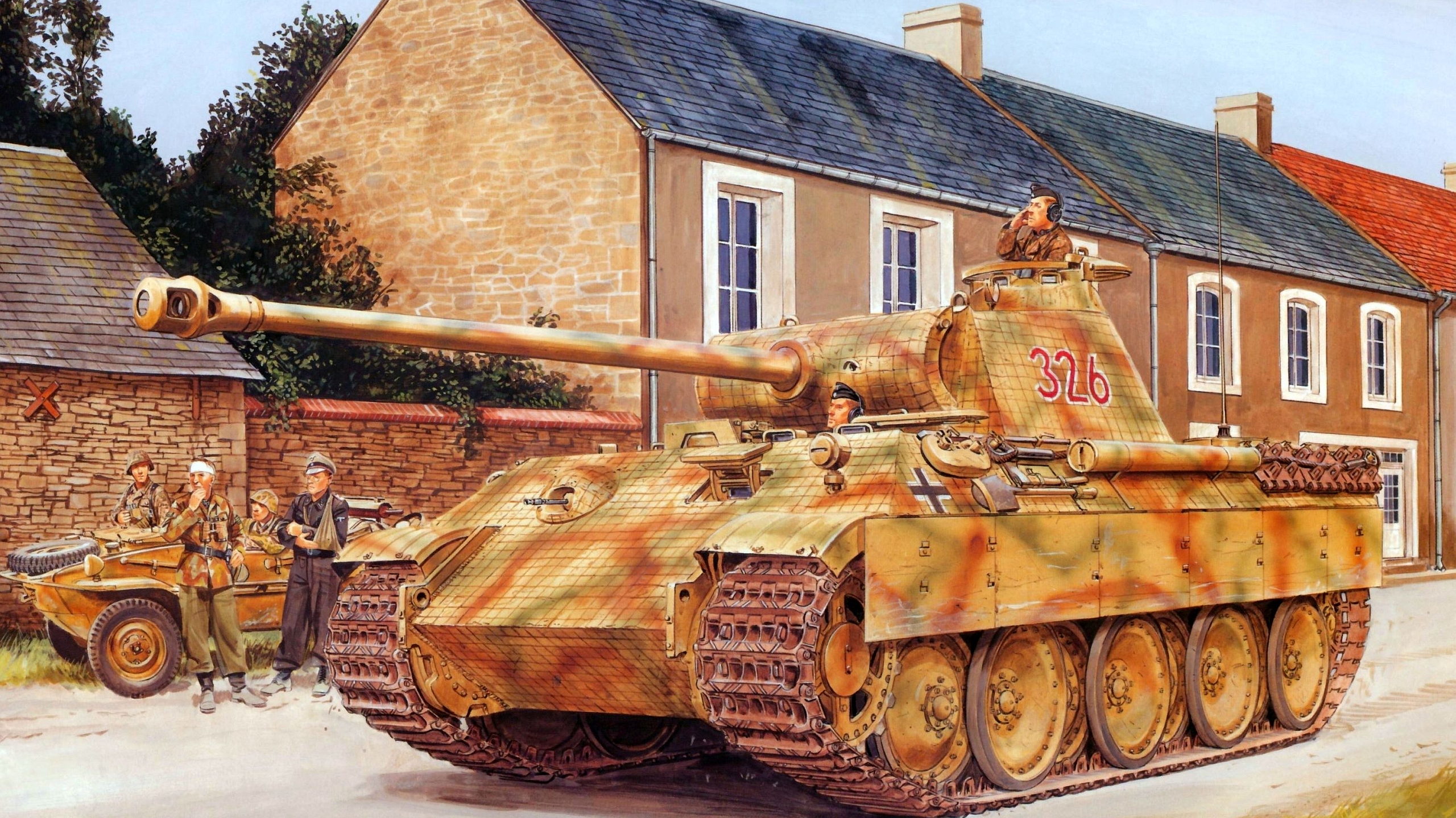 Panther Tank Desktop Background Image