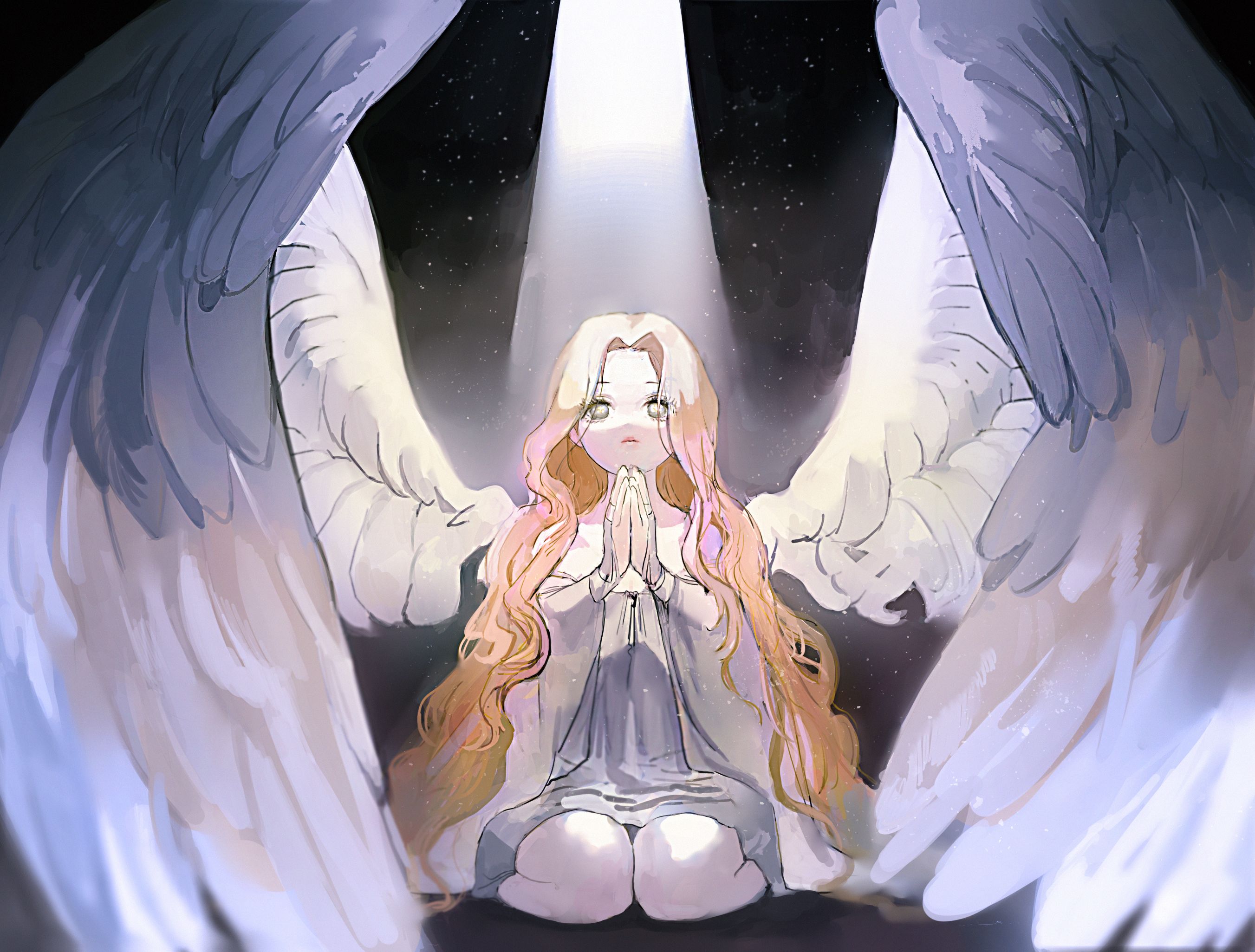 Angels of Anime — The beautiful and mysterious dark angel,...
