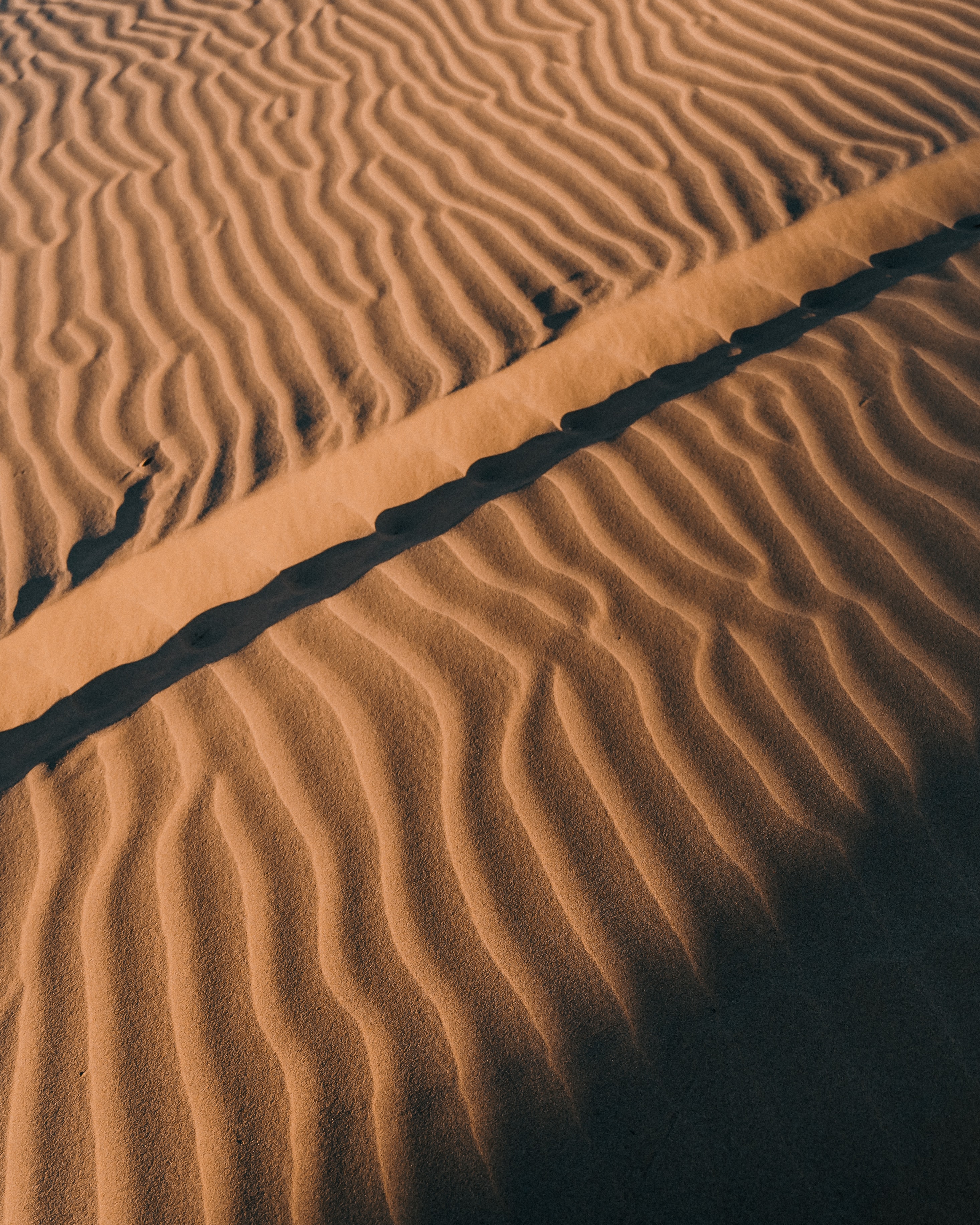 waves, nature, sand, desert, relief Smartphone Background