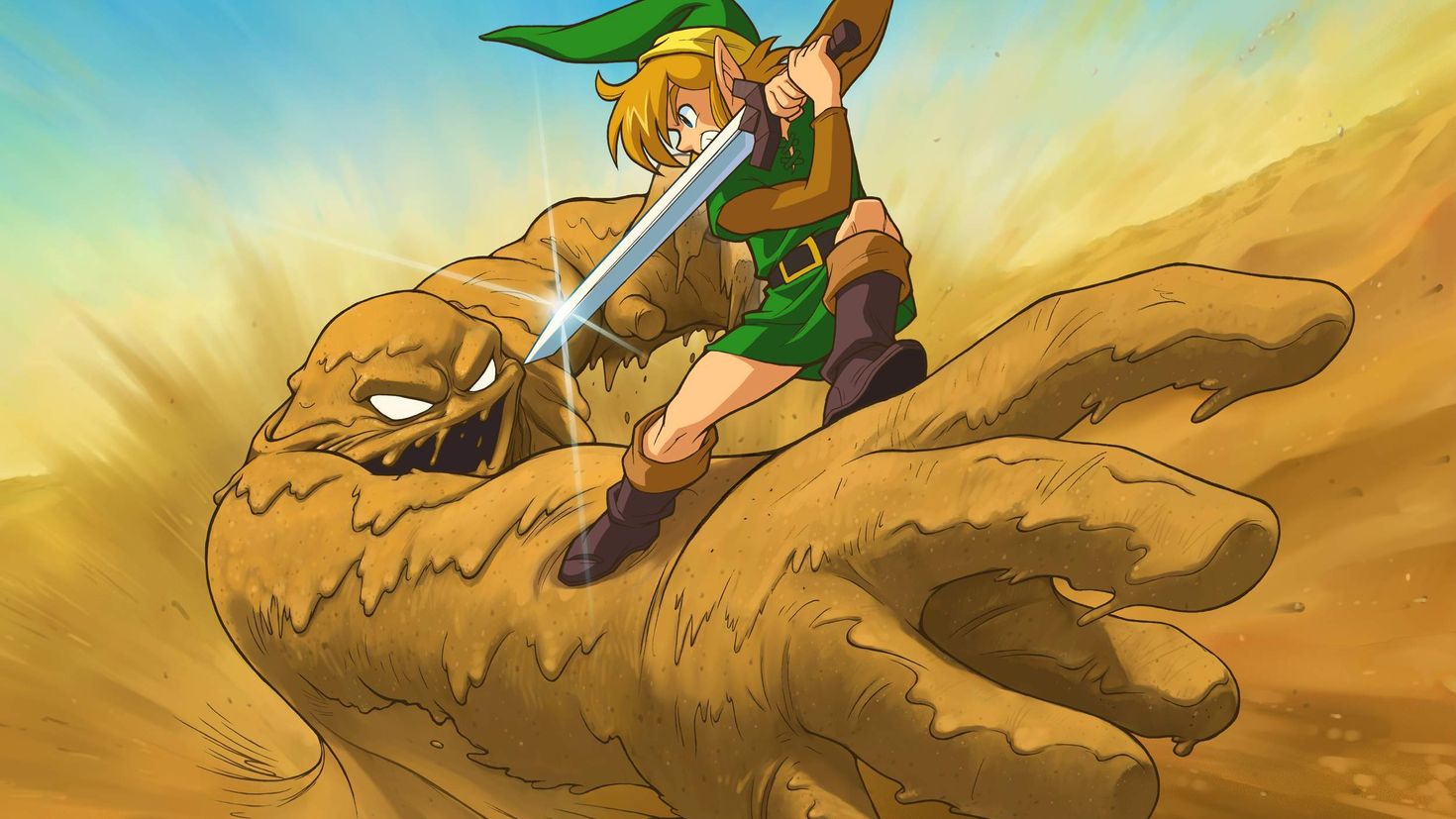 Link game. Линк the Legend of Zelda a link to the past. Legend of Zelda мультсериал. Гоблин Зельда. Зельда разбойники пустыни.