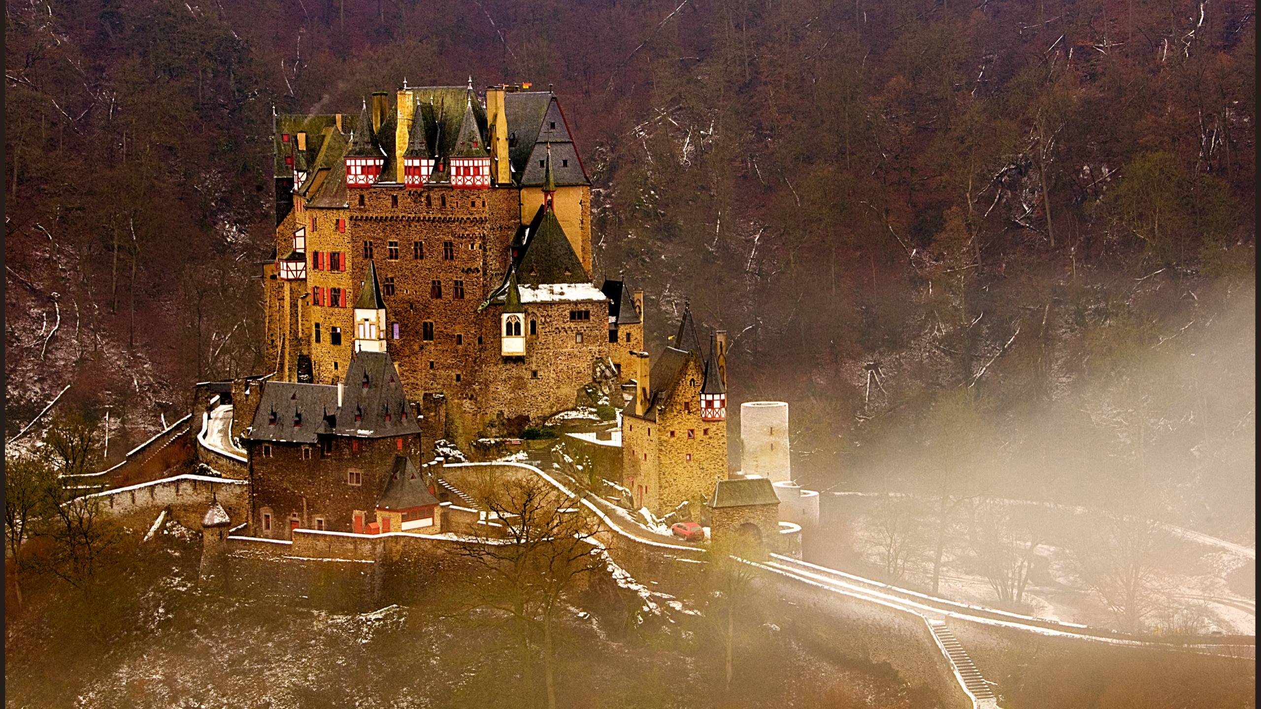 man made, eltz castle, castles Ultra HD, Free 4K, 32K