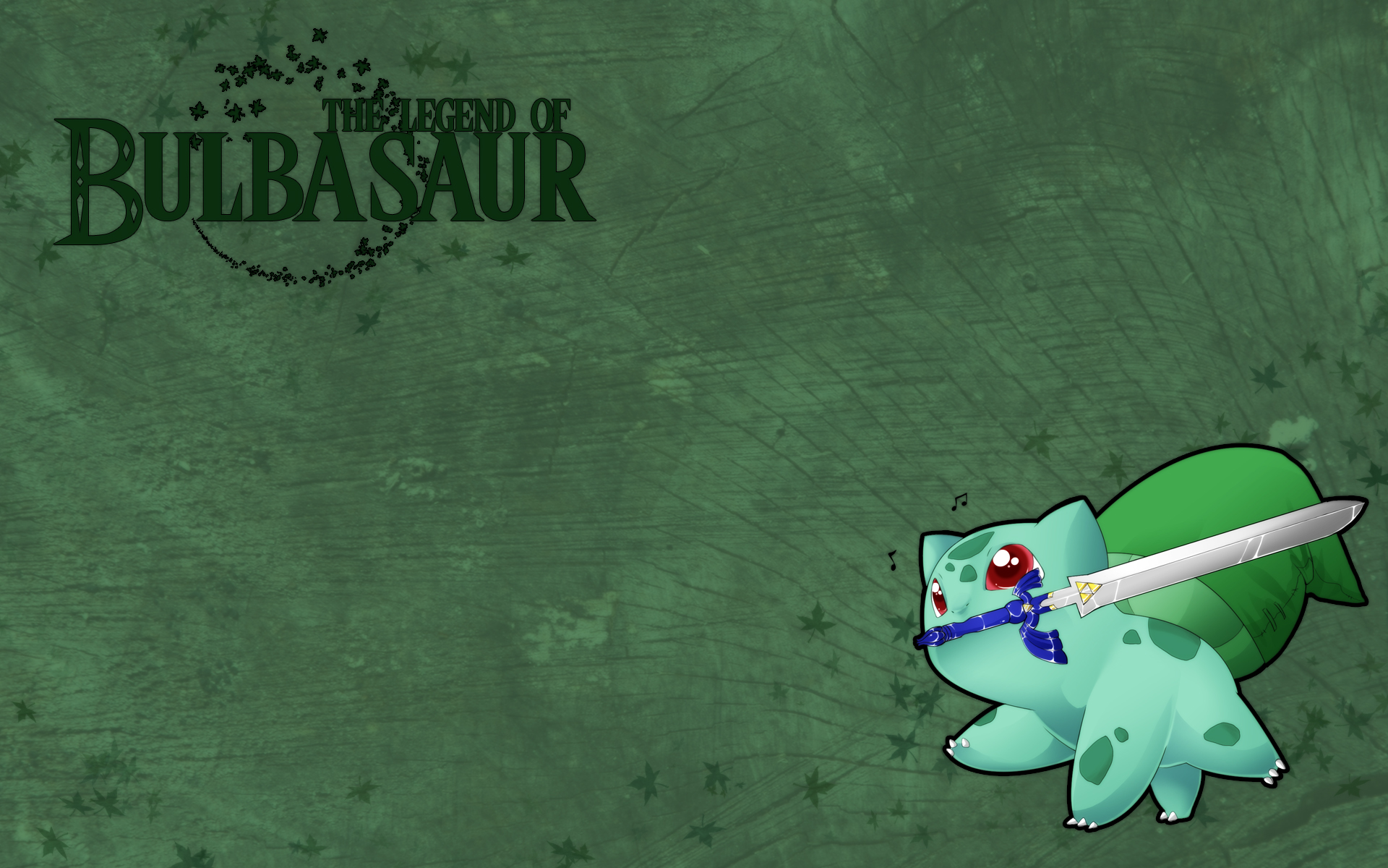 video game, crossover, bulbasaur (pokémon), link, the legend of zelda Smartphone Background