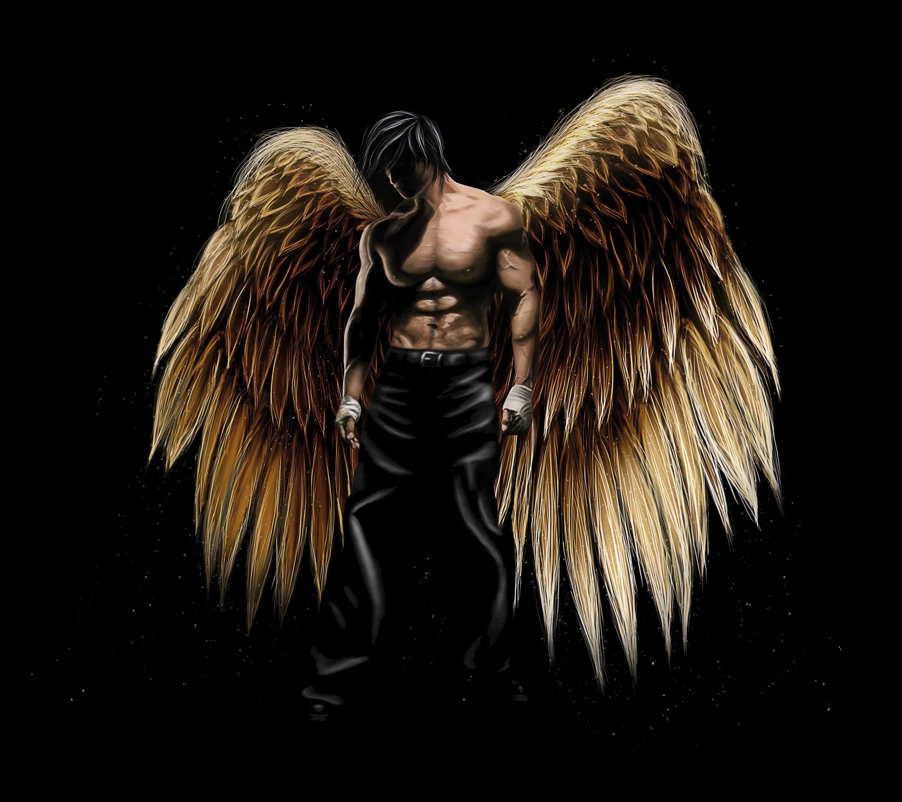 черный ангел фото мужчины
