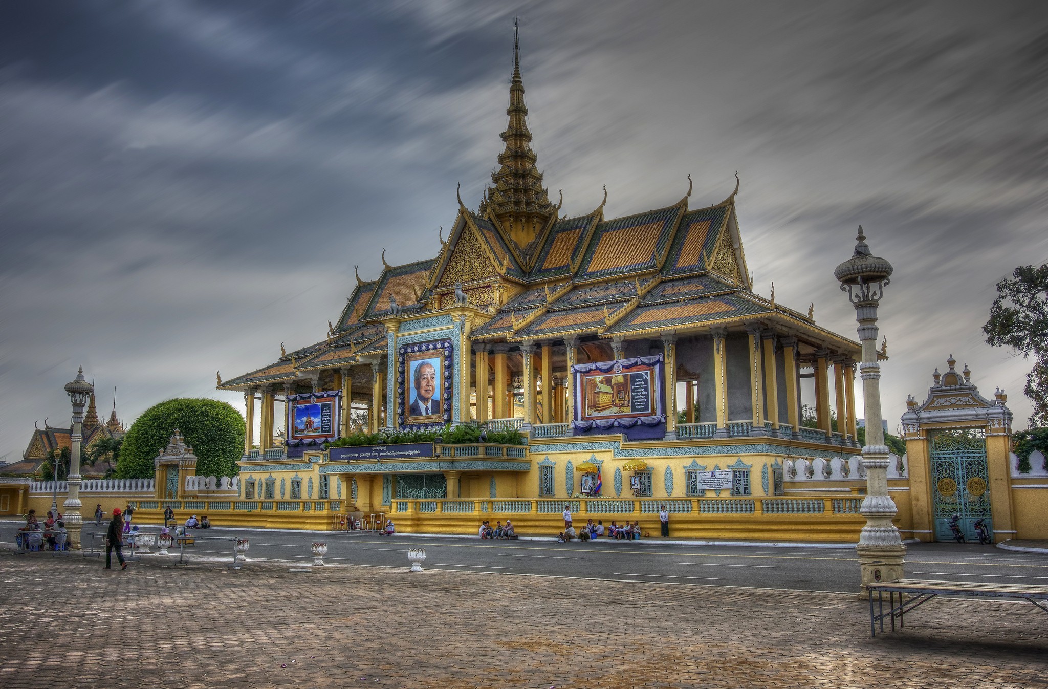cambodia, man made, royal palace phnom penh, phnom penh, palaces