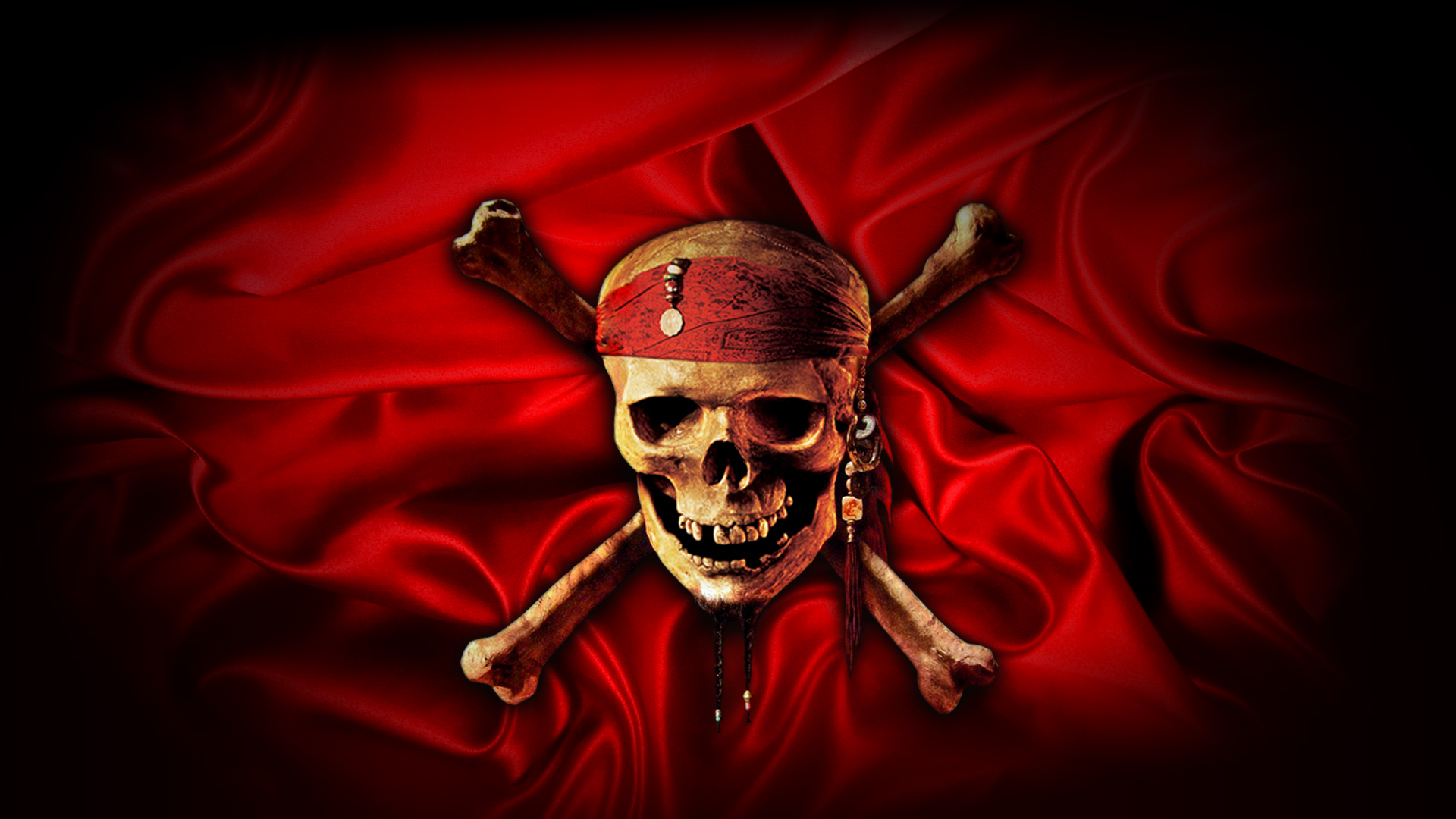 Весёлый Роджер флаг пираты Карибского моря