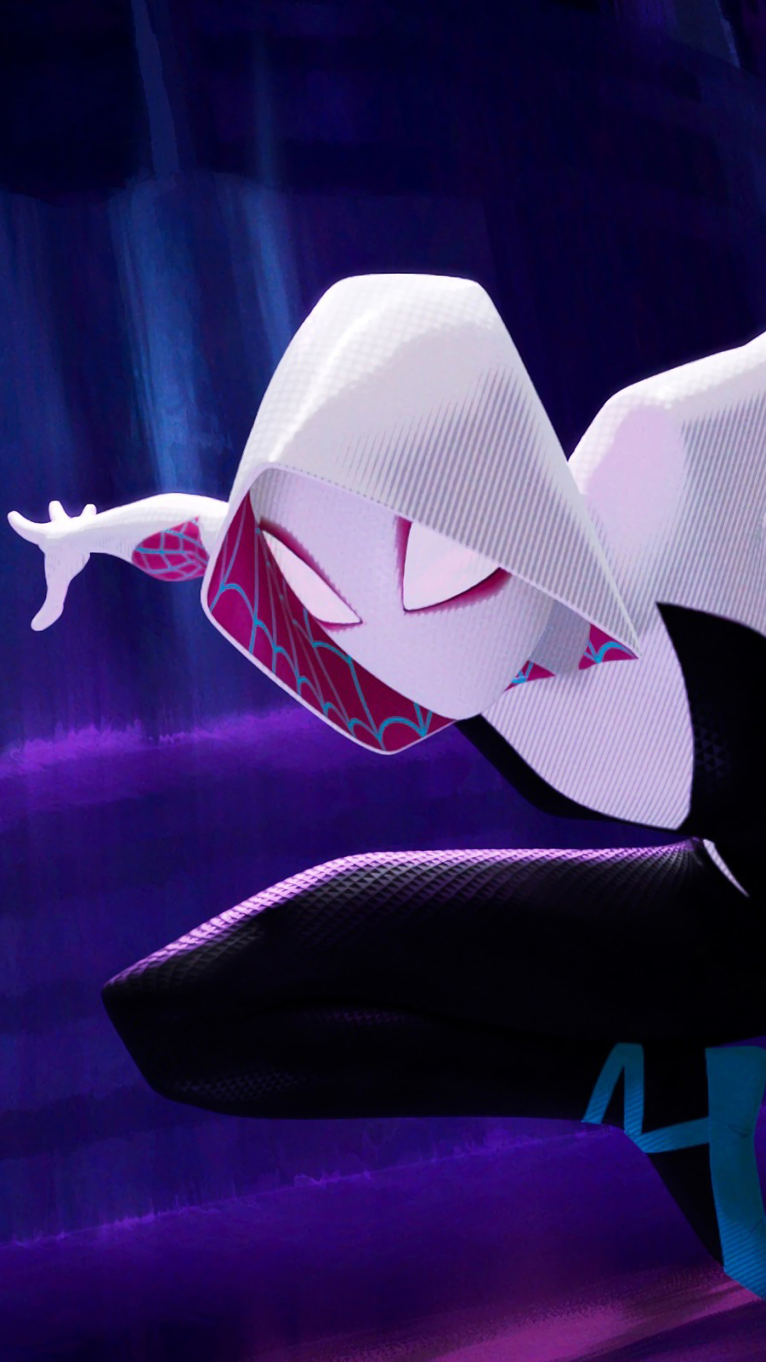 Spider gwen across the spider. Гвен Стейси через вселенные. Человек-паук через вселенные Гвен. Гвен паук через вселенные. Спайдер Гвен через вселенные.