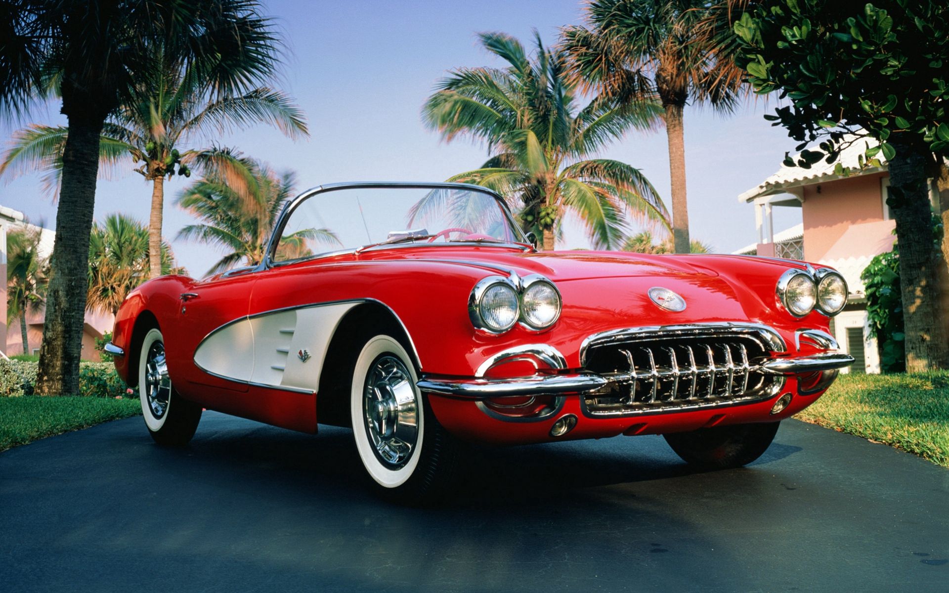 55040 Hintergrundbild herunterladen auto, chevrolet, cars, korvette, corvette, 1960 - Bildschirmschoner und Bilder kostenlos