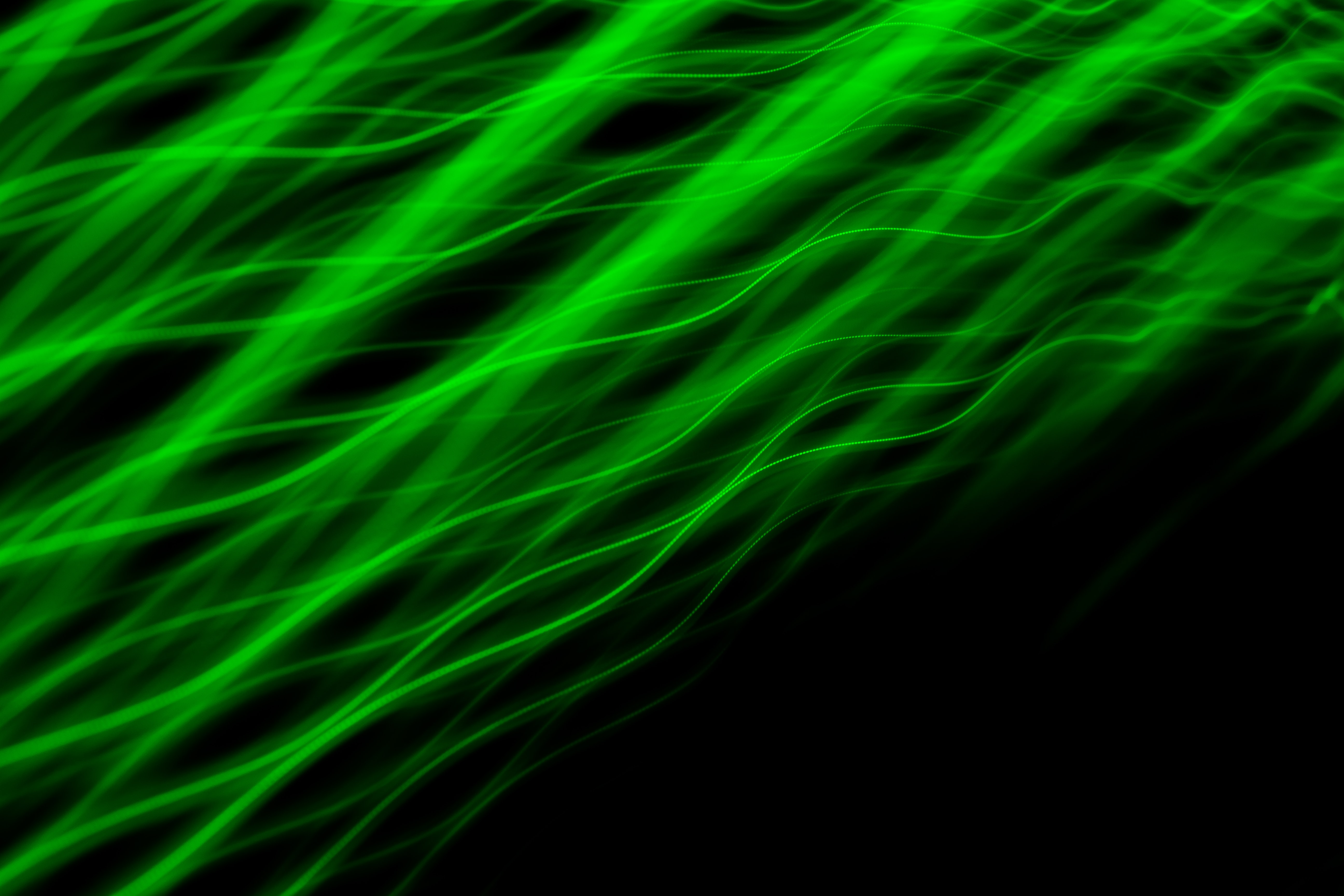 Download mobile wallpaper Waves, Wavy, Streaks, Stripes, Glow, Abstract, Neon for free.