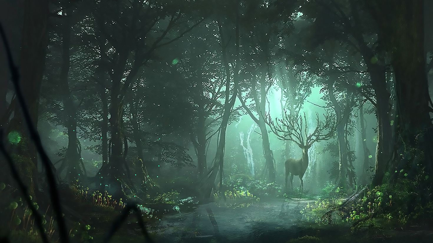 Forest steam backgrounds фото 65