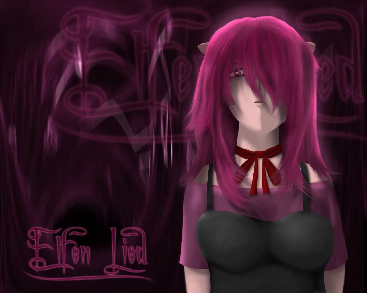 anime, elfen lied, lucy (elfen lied) cell phone wallpapers
