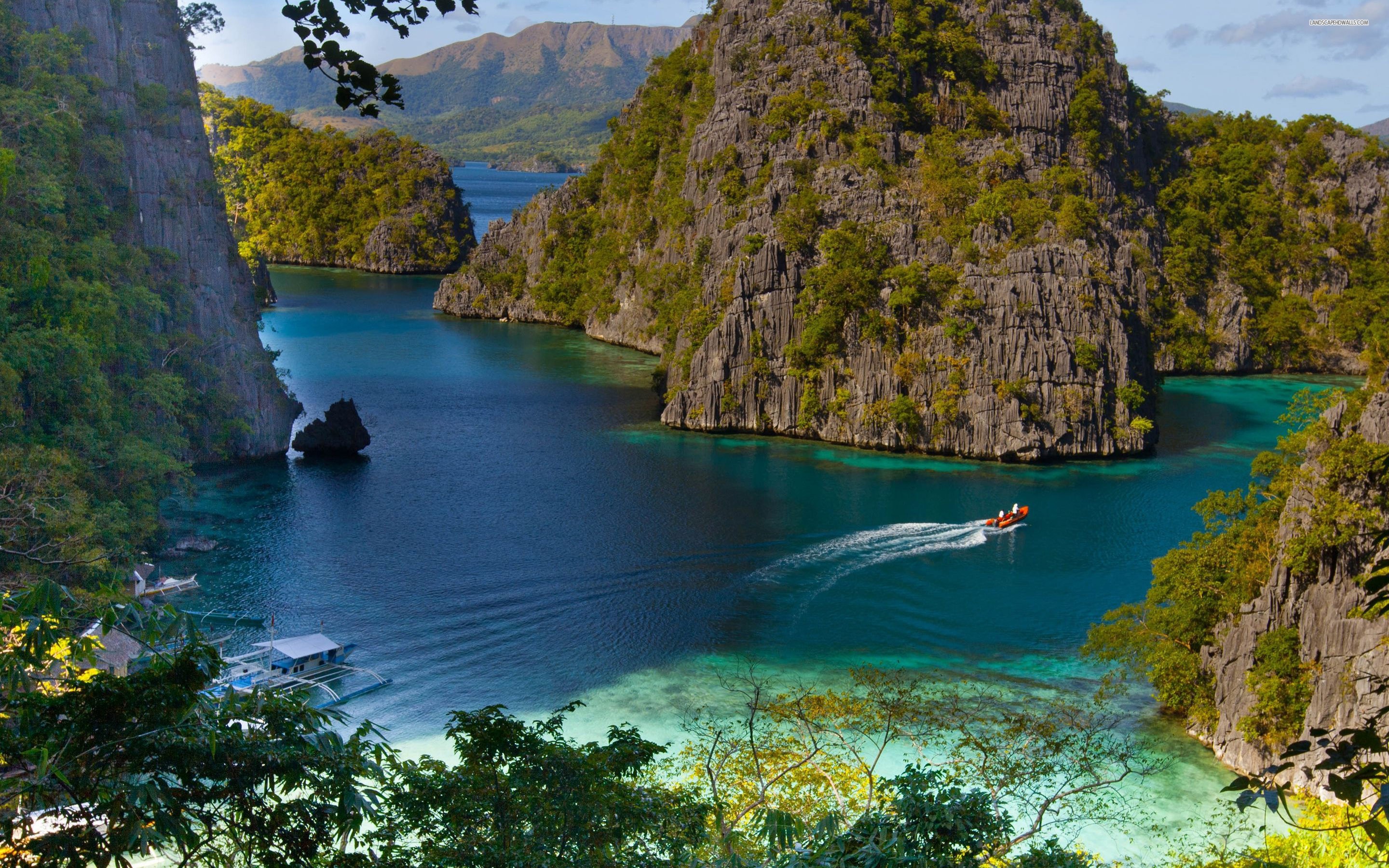 philippines, photography, tropical, boat, coron islands, ocean, sea