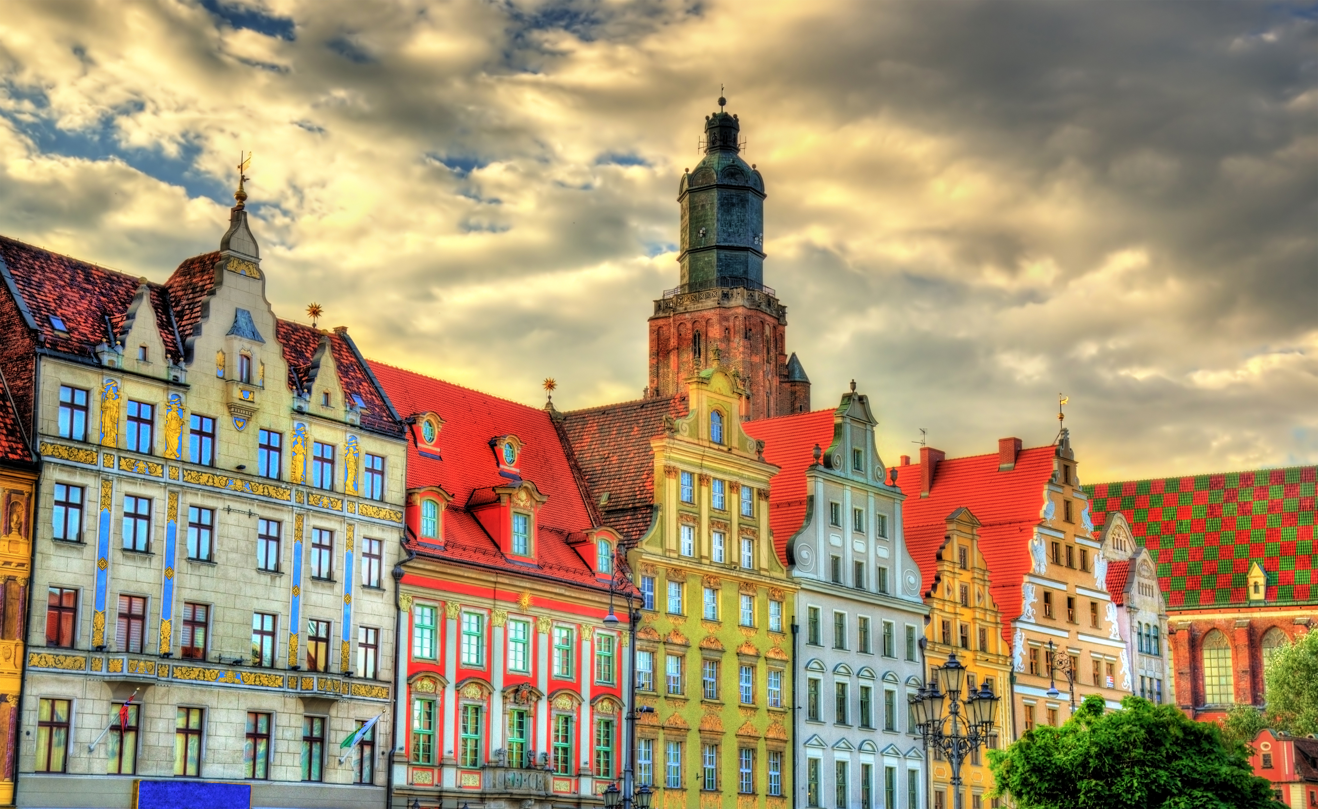 man made, building, colorful, colors, poland