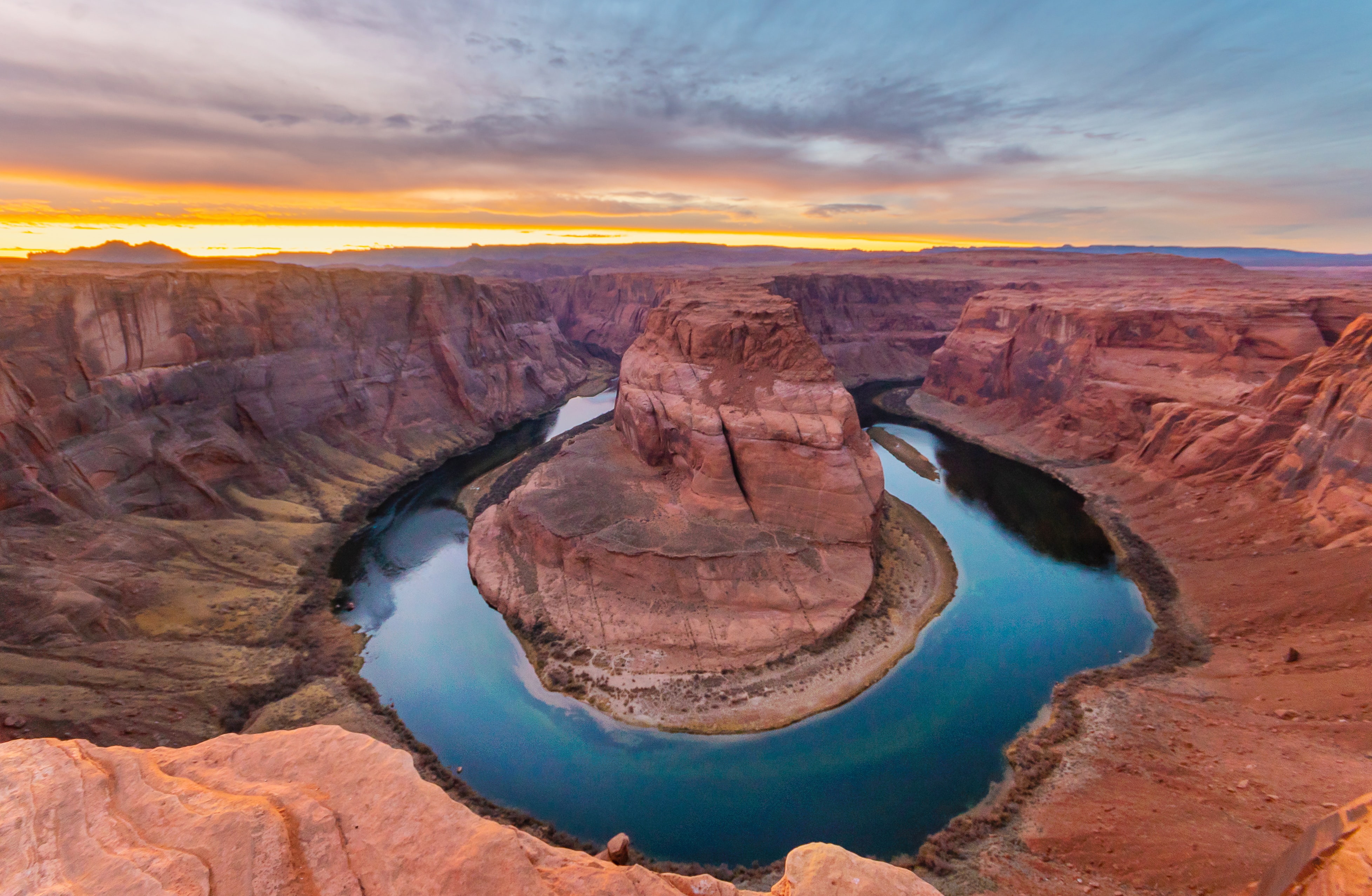 HD wallpaper earth, horseshoe bend, arizona, canyon, colorado river, canyons